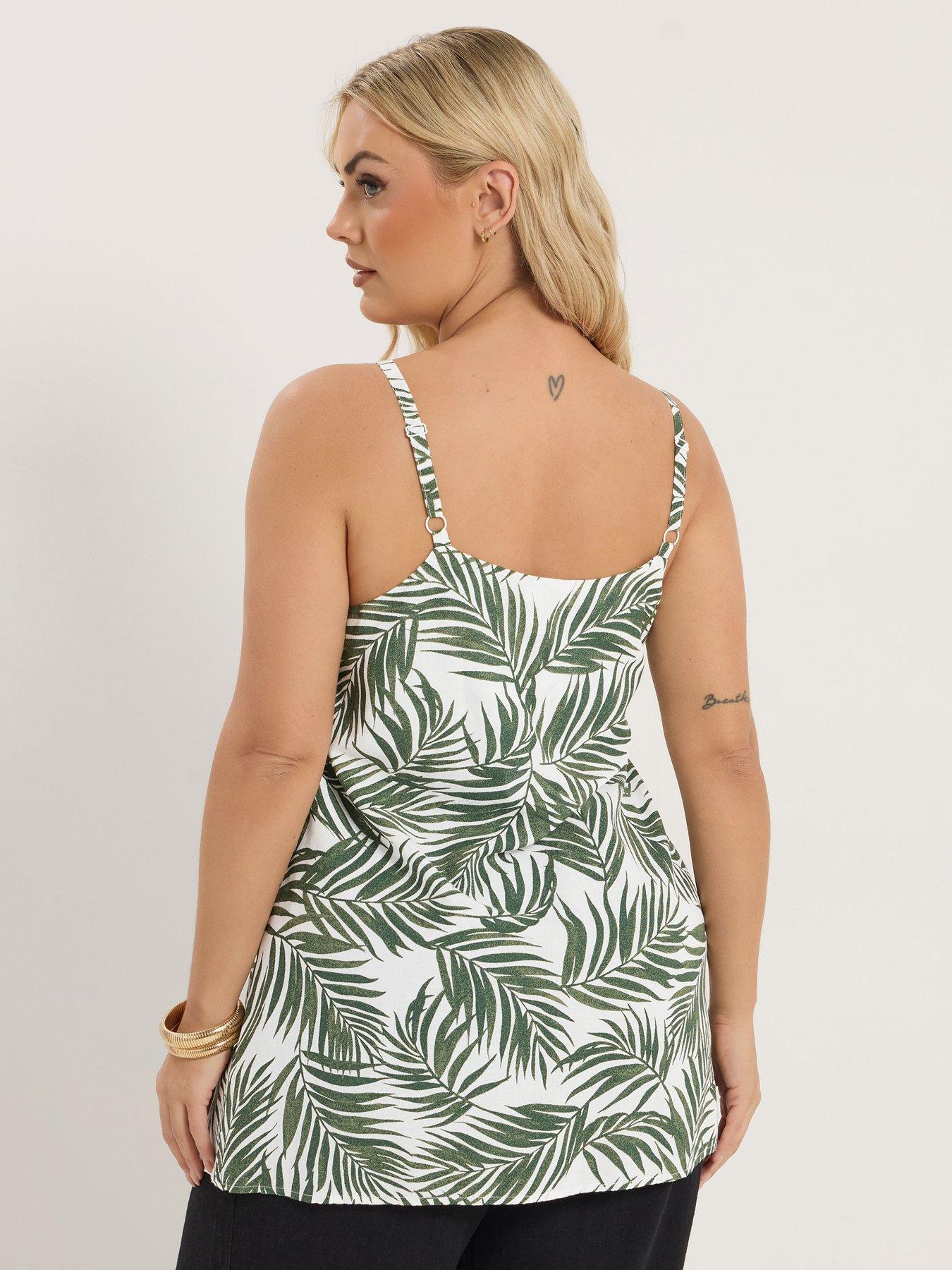 yours-curve-linen-cami-veststillFront