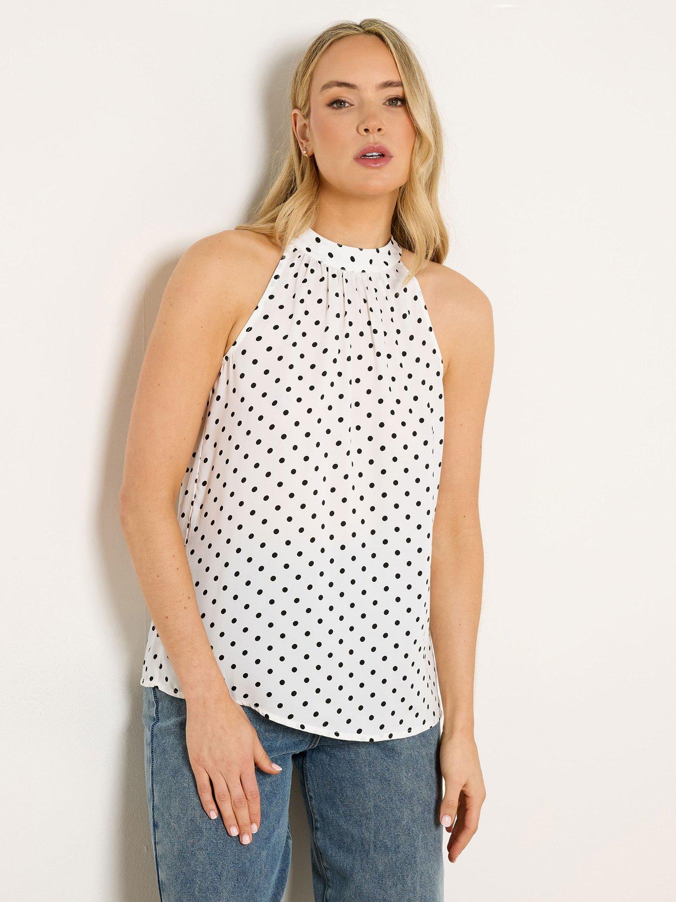 long-tall-sally-tall-spot-satin-halterneck-topfront
