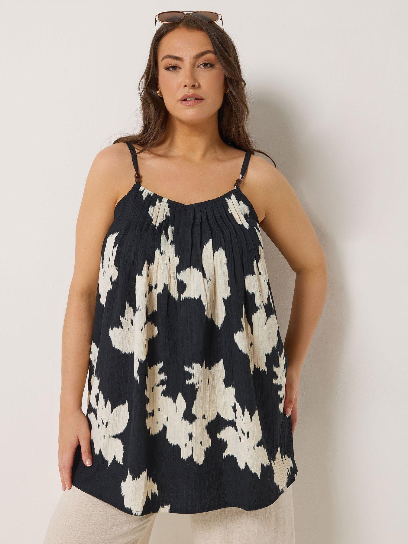 Yours Curve Pleated Cami Vest