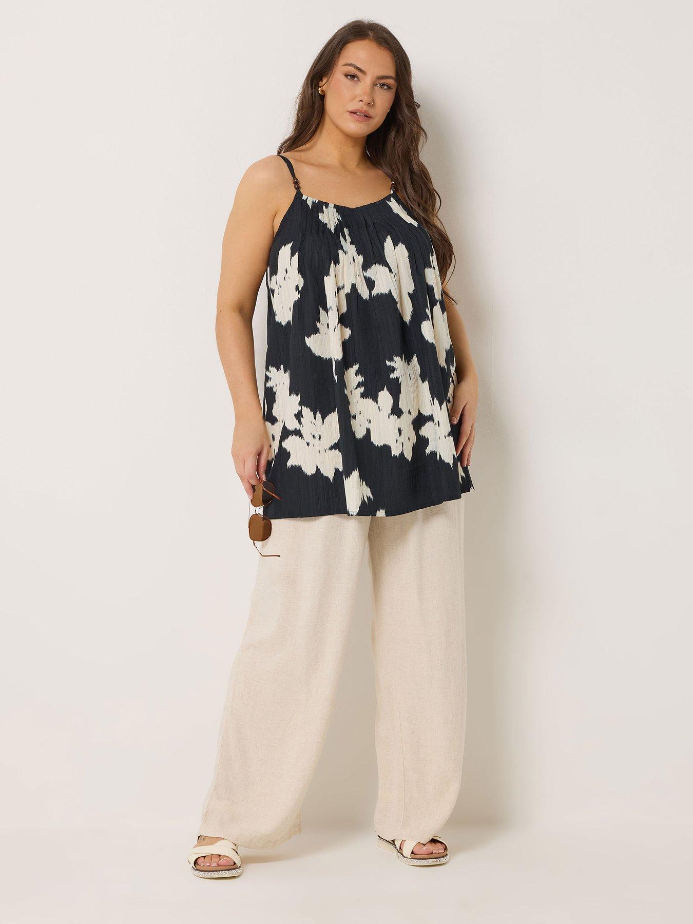 Image 3 of 5 of Yours Curve Pleated Cami Vest