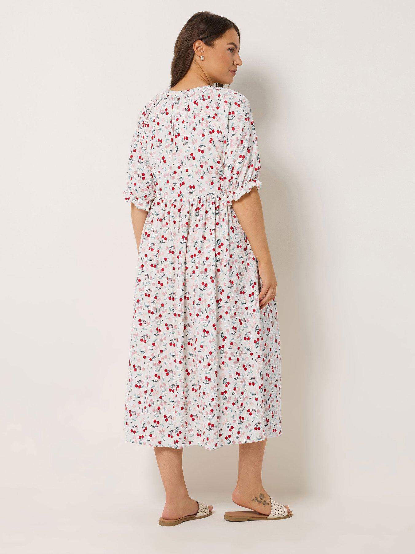 yours-curve-notchneck-tiered-dress-creamstillFront