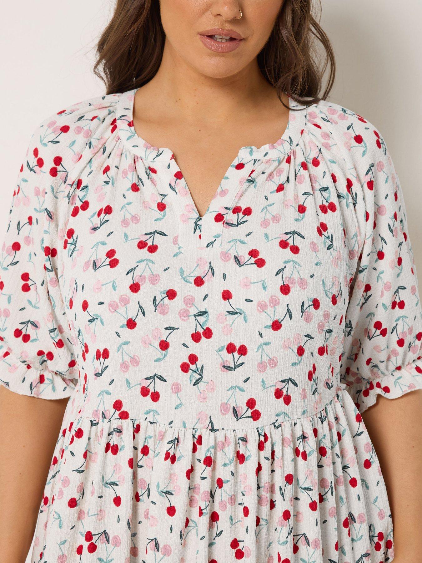 yours-curve-notchneck-tiered-dress-creamoutfit