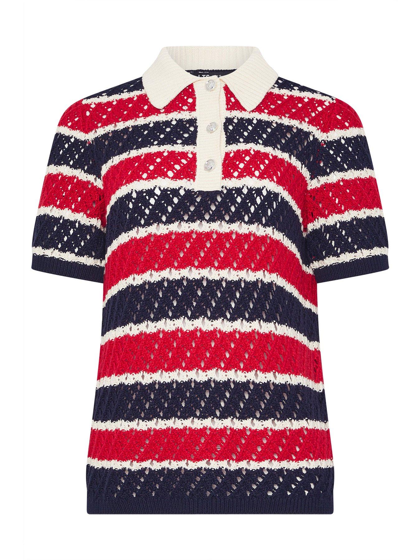 long-tall-sally-crochet-stripe-polo-top-reddetail