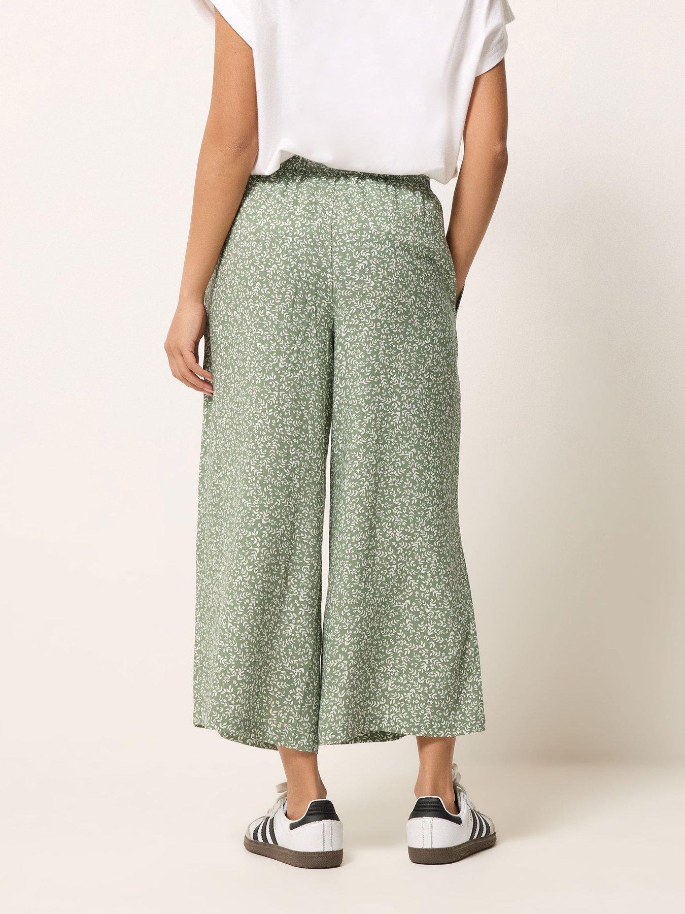 pixiegirl-petite-leaf-print-wide-leg-crop-trousers-greenstillFront