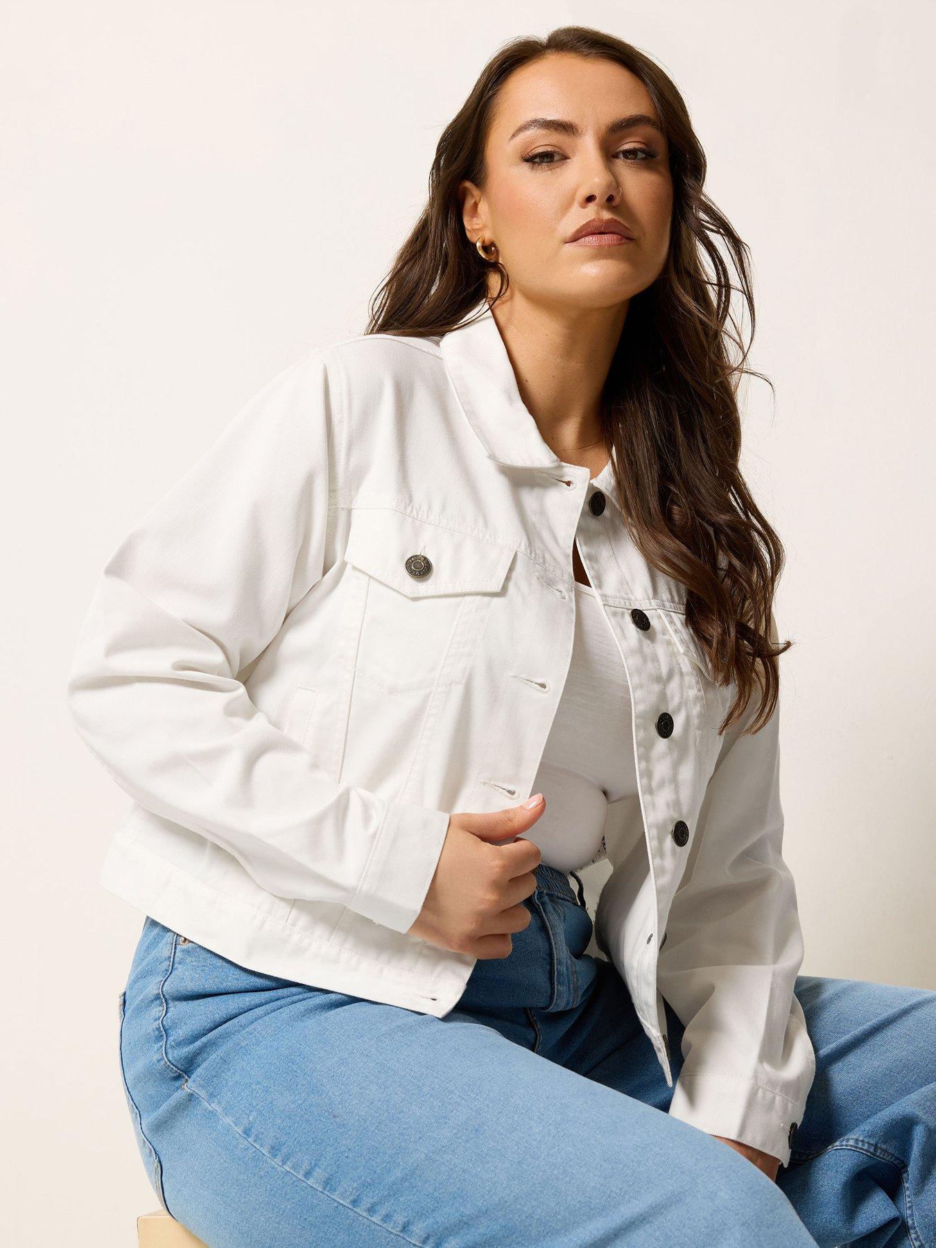Image 1 of 5 of Yours Curve Denim Jacket