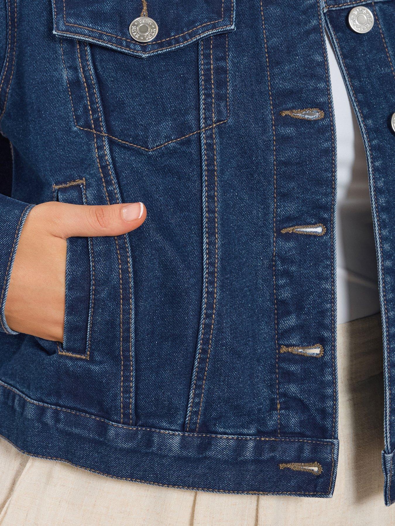 Image 4 of 5 of Yours Curve Denim Jacket