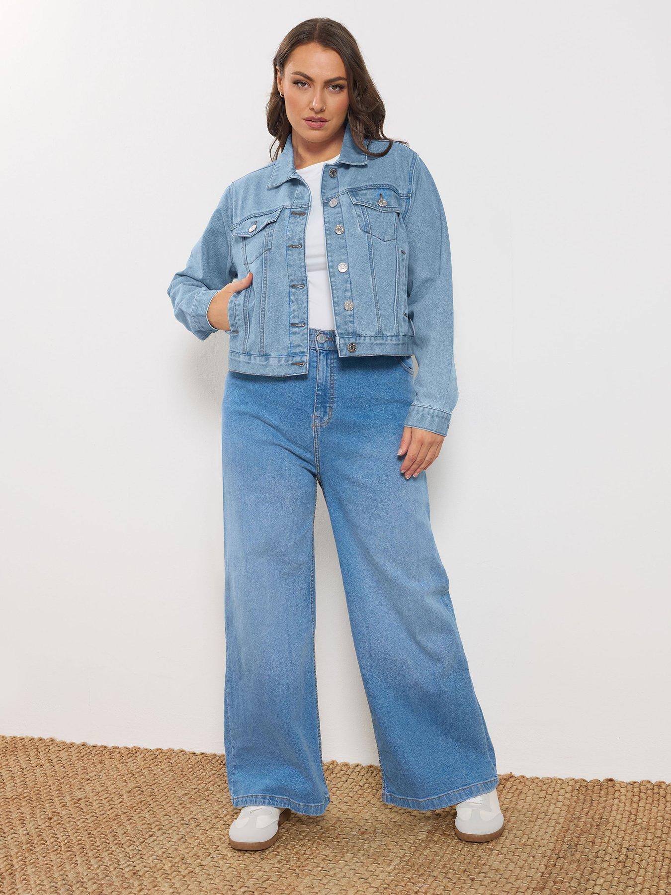 Image 3 of 4 of Yours Curve Denim Jacket