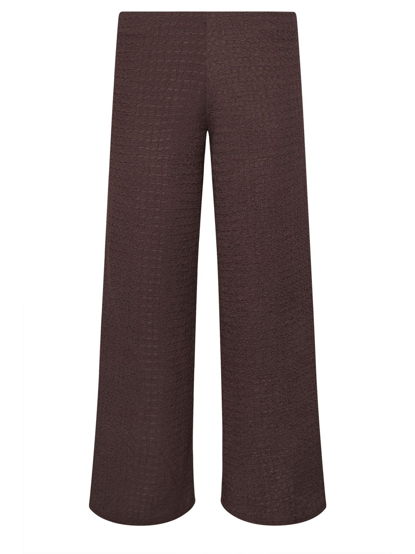 pixiegirl-petite-textured-wide-leg-trouser-browndetail