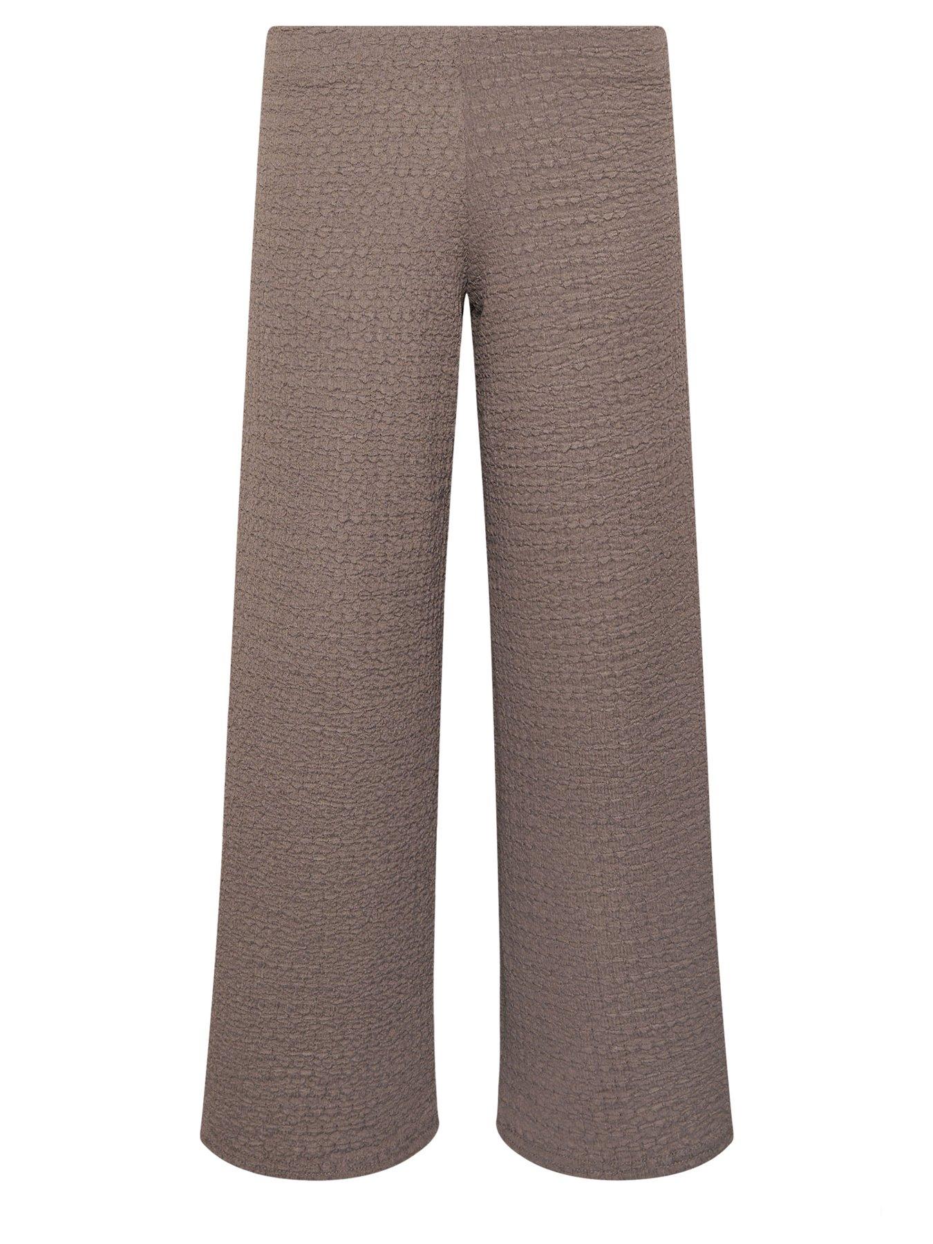 pixiegirl-petite-textured-wide-leg-trouser-browndetail