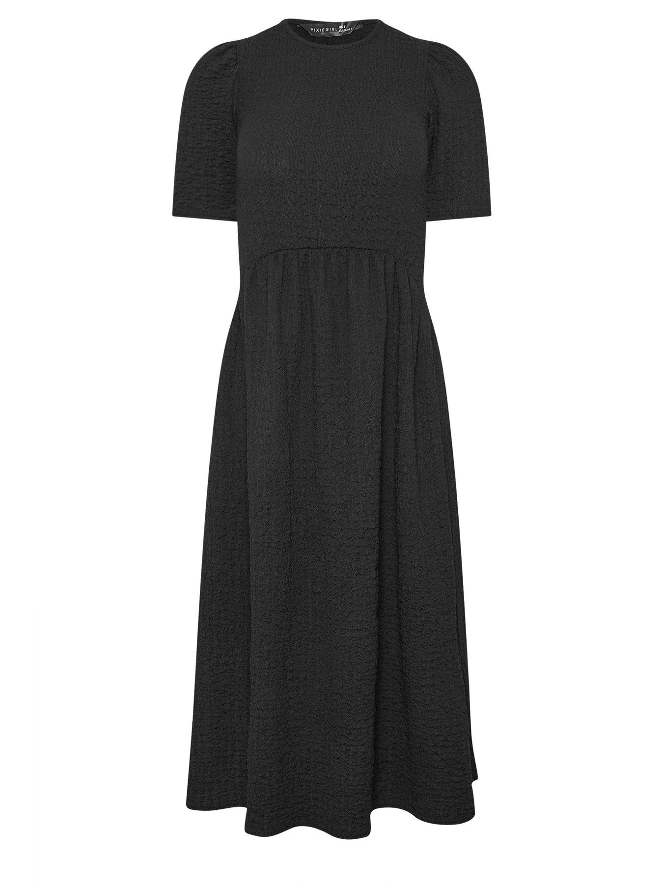 pixiegirl-petite-textured-midi-dress-blackdetail