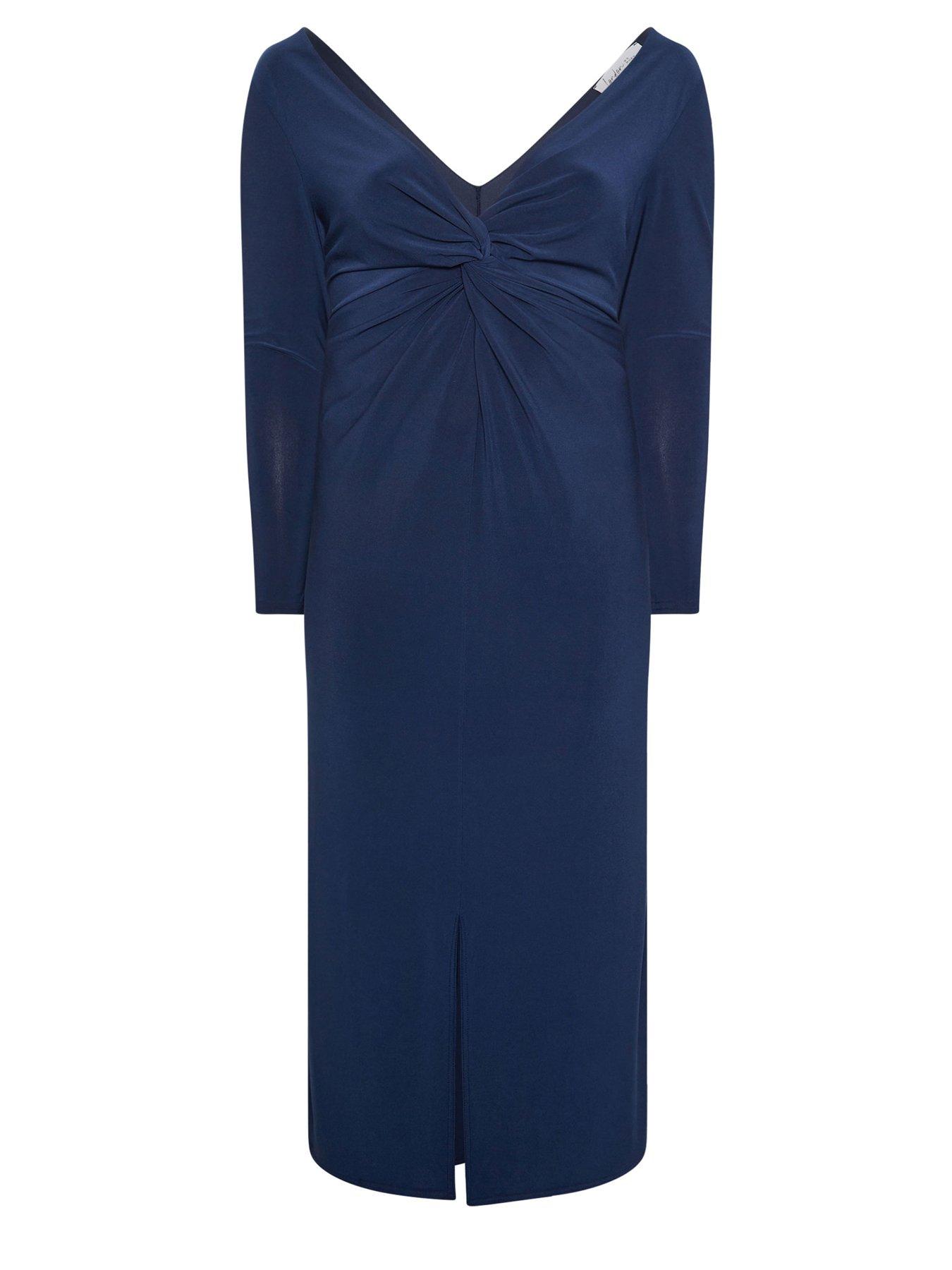 yours-curve-long-sleeve-knot-maxi-dressdetail
