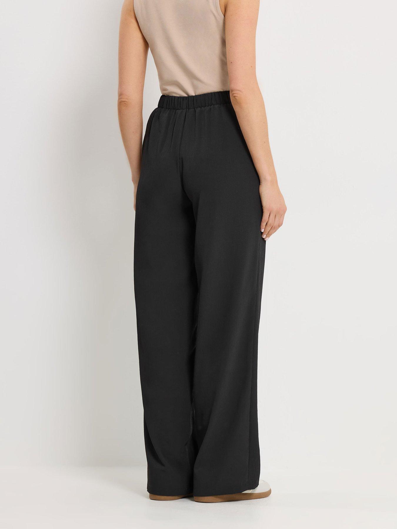 long-tall-sally-textured-wide-leg-trousers-34-blackstillFront