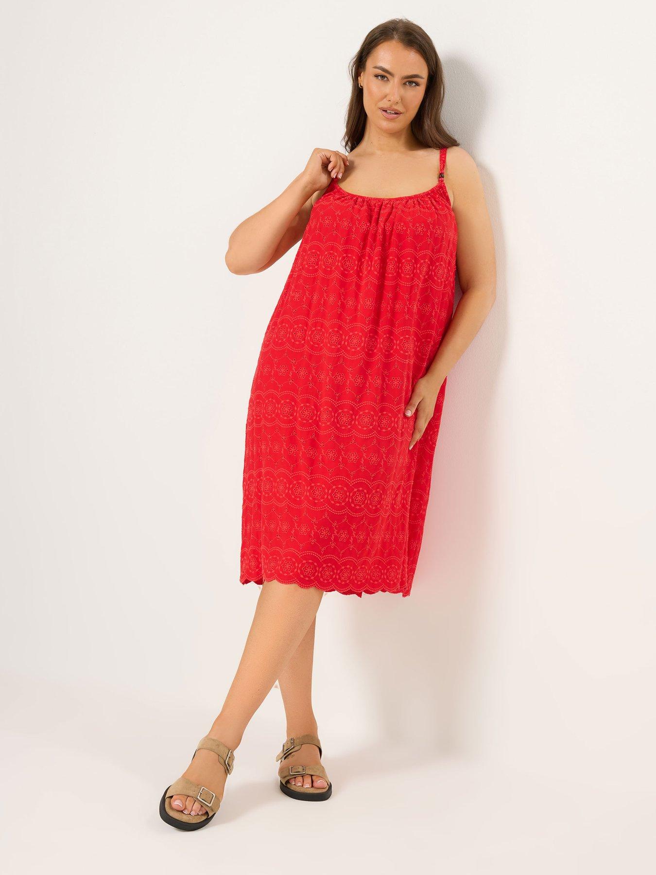 yours-curve-broderie-beach-dress-redback