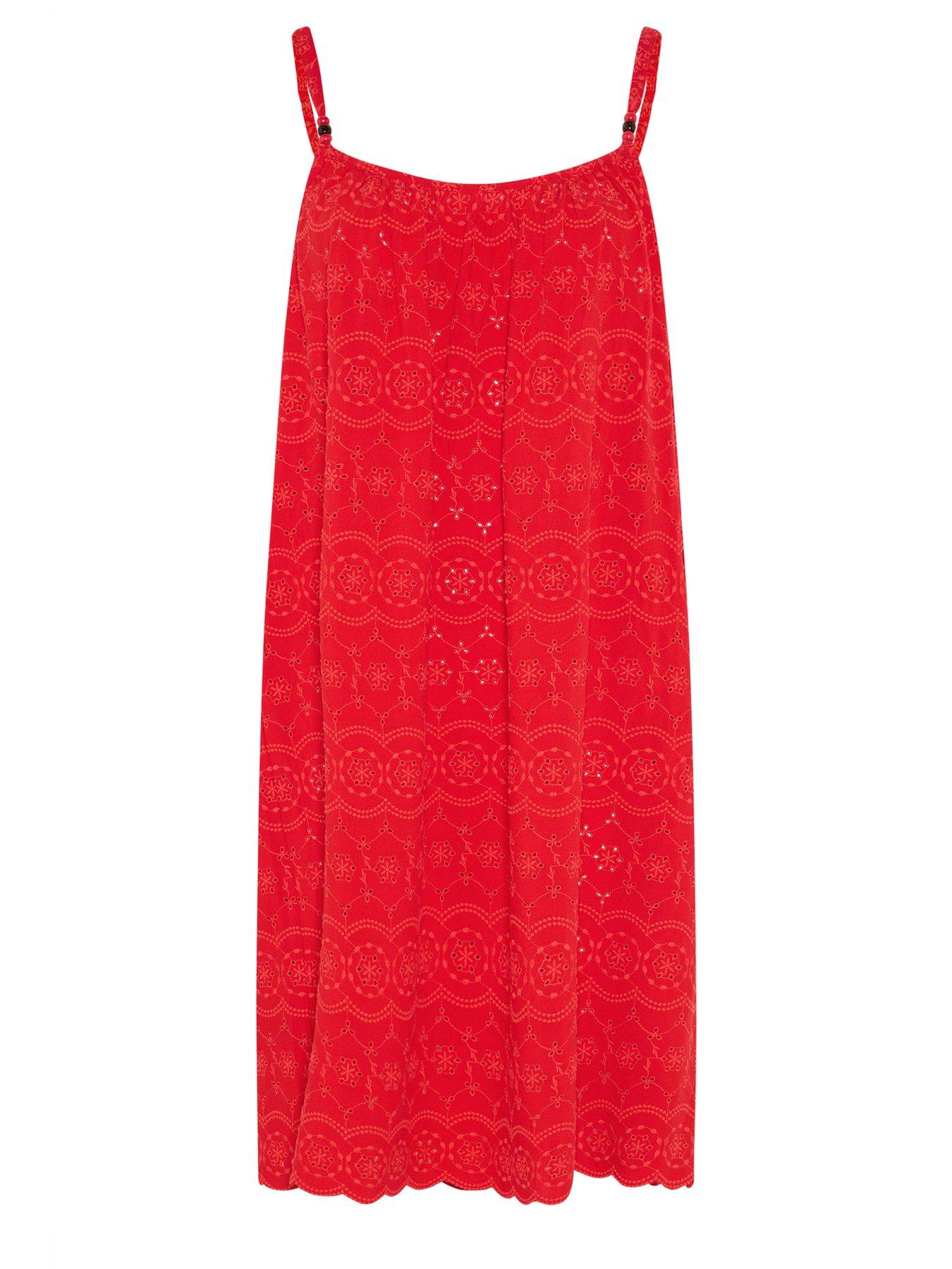 yours-curve-broderie-beach-dress-reddetail