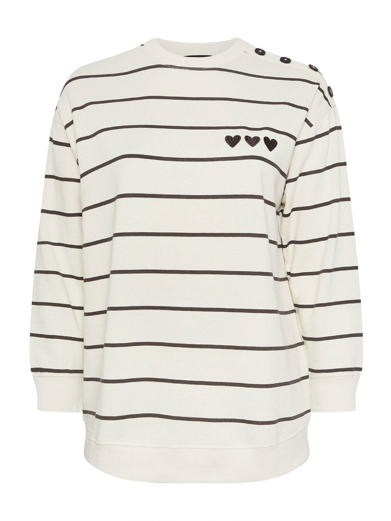 yours-curve-stripe-crew-neck-sweatshirtdetail
