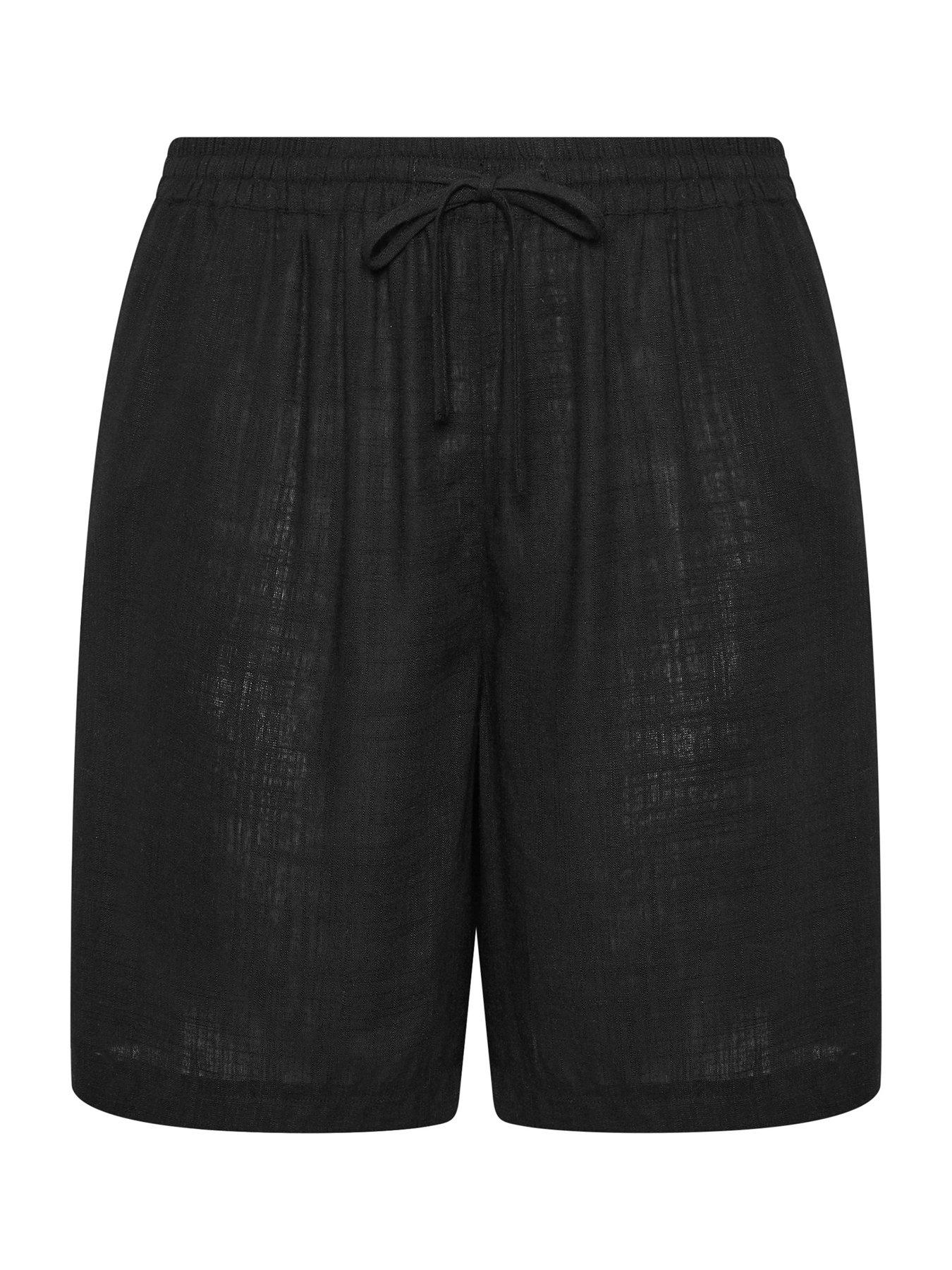 yours-curve-linen-shorts-blackdetail