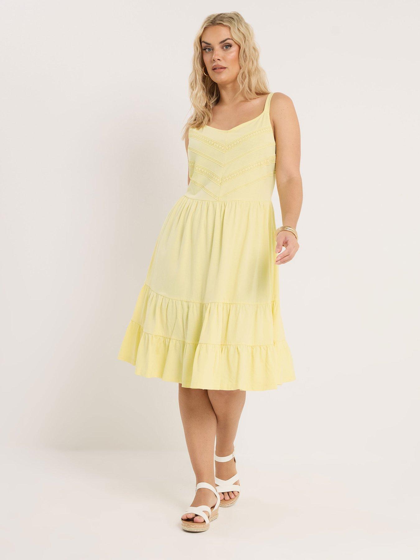 Dresses | Plus Size | Yours | Casual | Yellow | 26 | Long Sleeve | Women |  Very