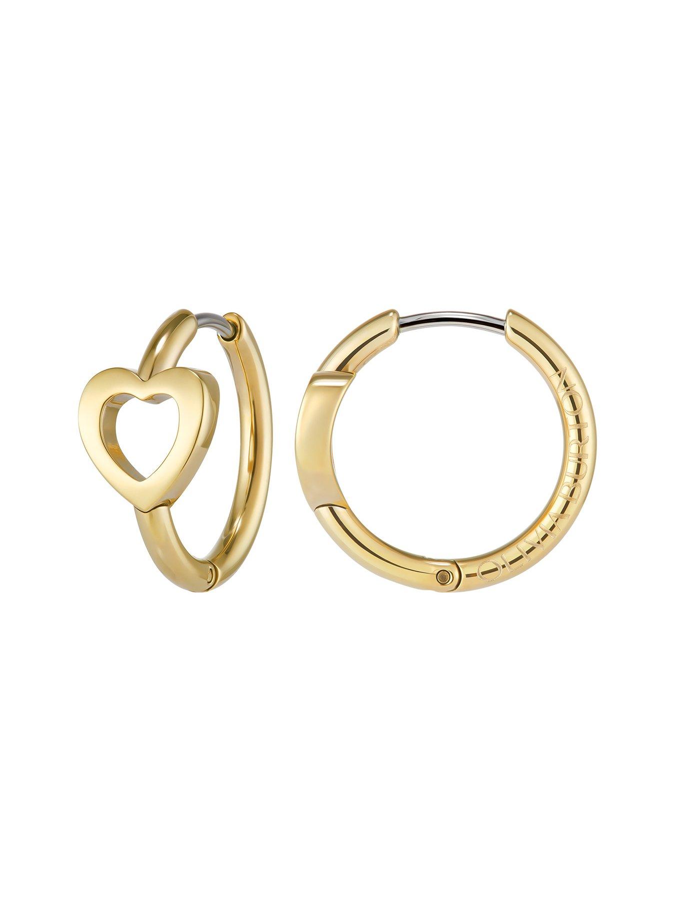 Image 2 of 6 of Olivia Burton Gold IP Kindred Interlink Earrings