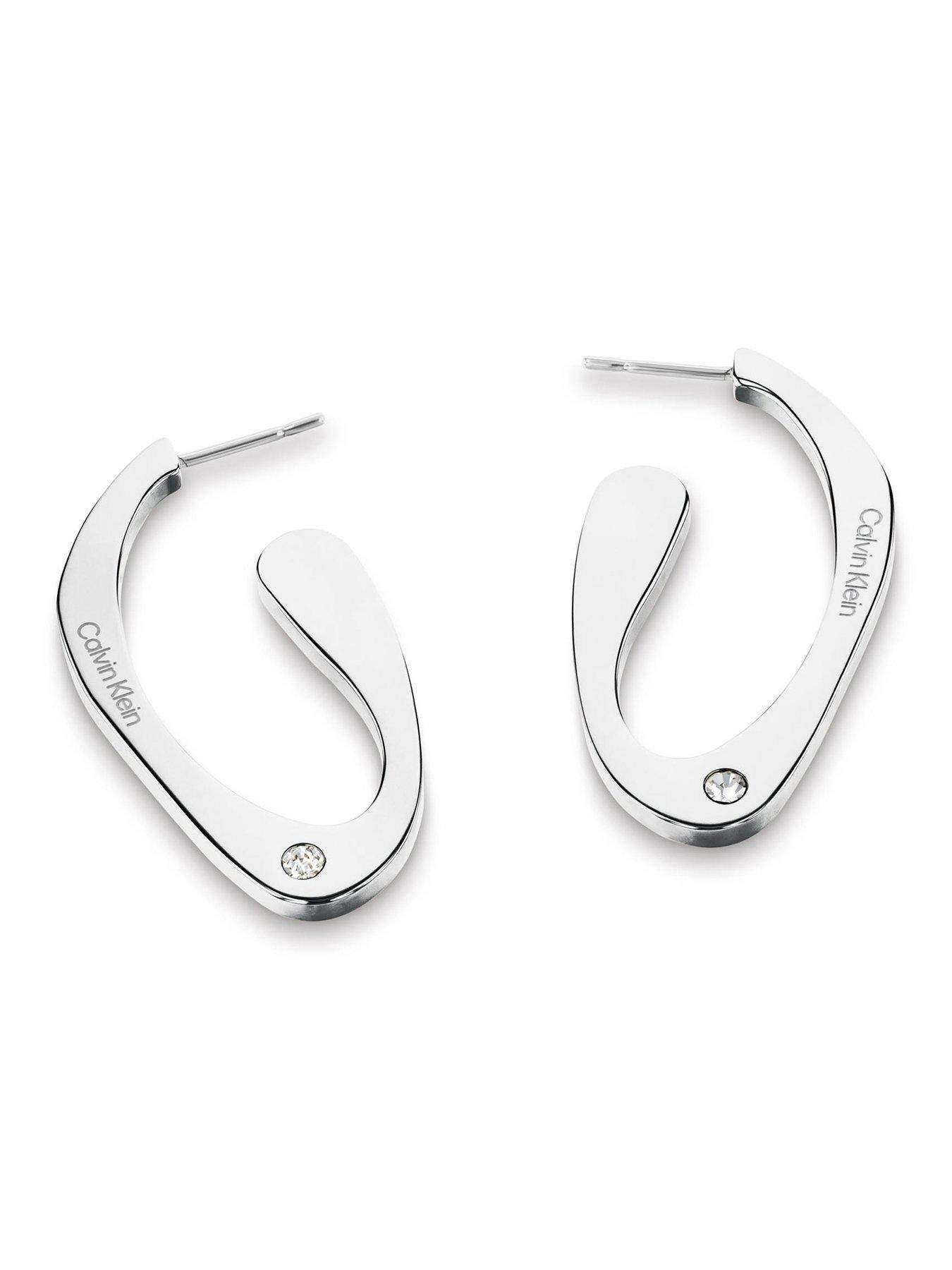 Image 2 of 4 of Calvin Klein Calvin Klein Womens CK Harmonious Connection Stainless Steel Earrings