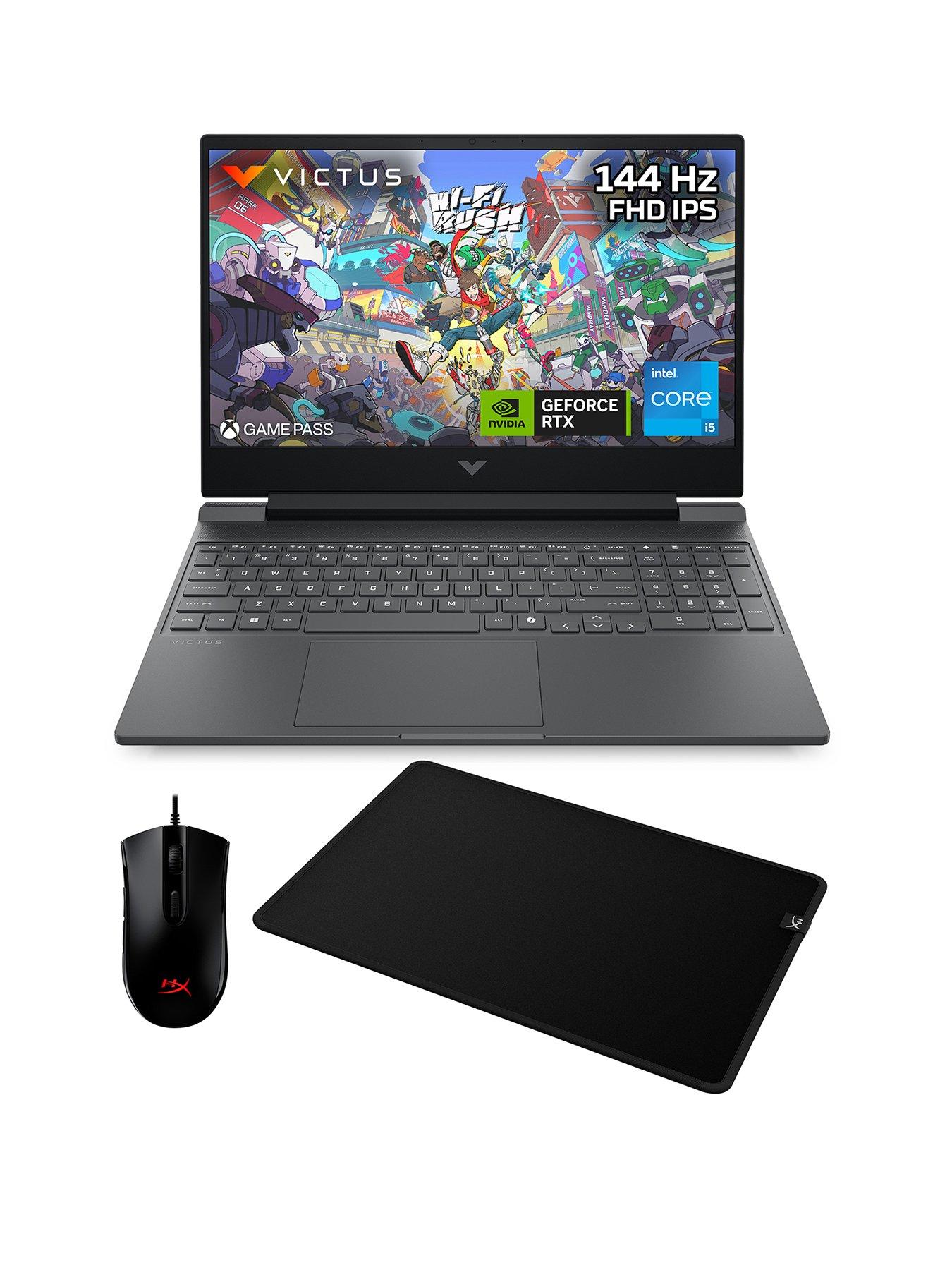 HP Victus 15-fa2300na Gaming Laptop Bundle - GeForce RTX 3050 - Intel Core i5 - 16GB RAM - 512GB SSD - 144Hz - With Mouse and Mat