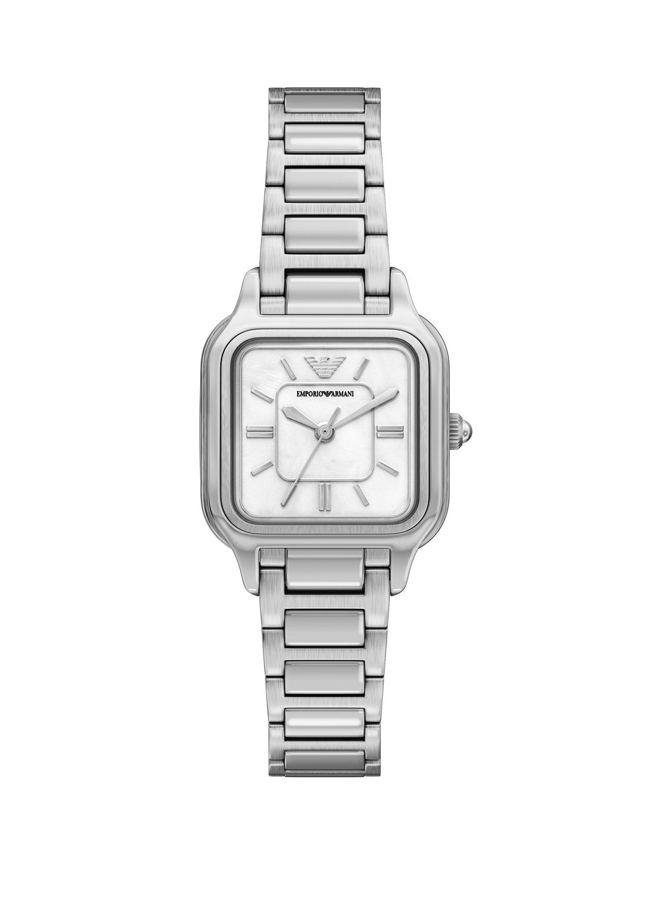 Emporio Armani Emporio Armani Womens Three-Hand Stainless Steel Watch, AR11742