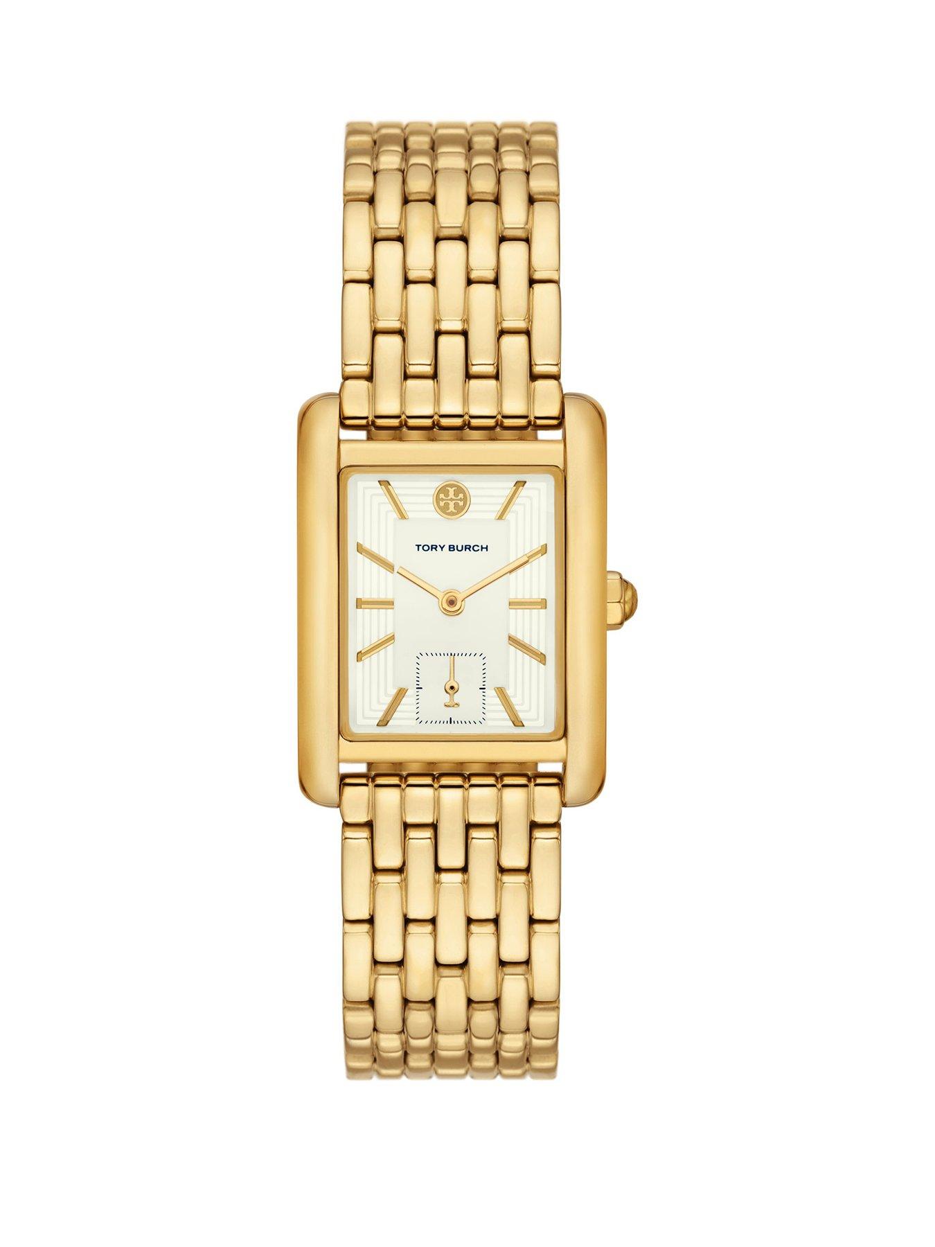 Tory Burch Tory Burch Womens The Eleanor Gold Stainless Steel Watch, TBW1060