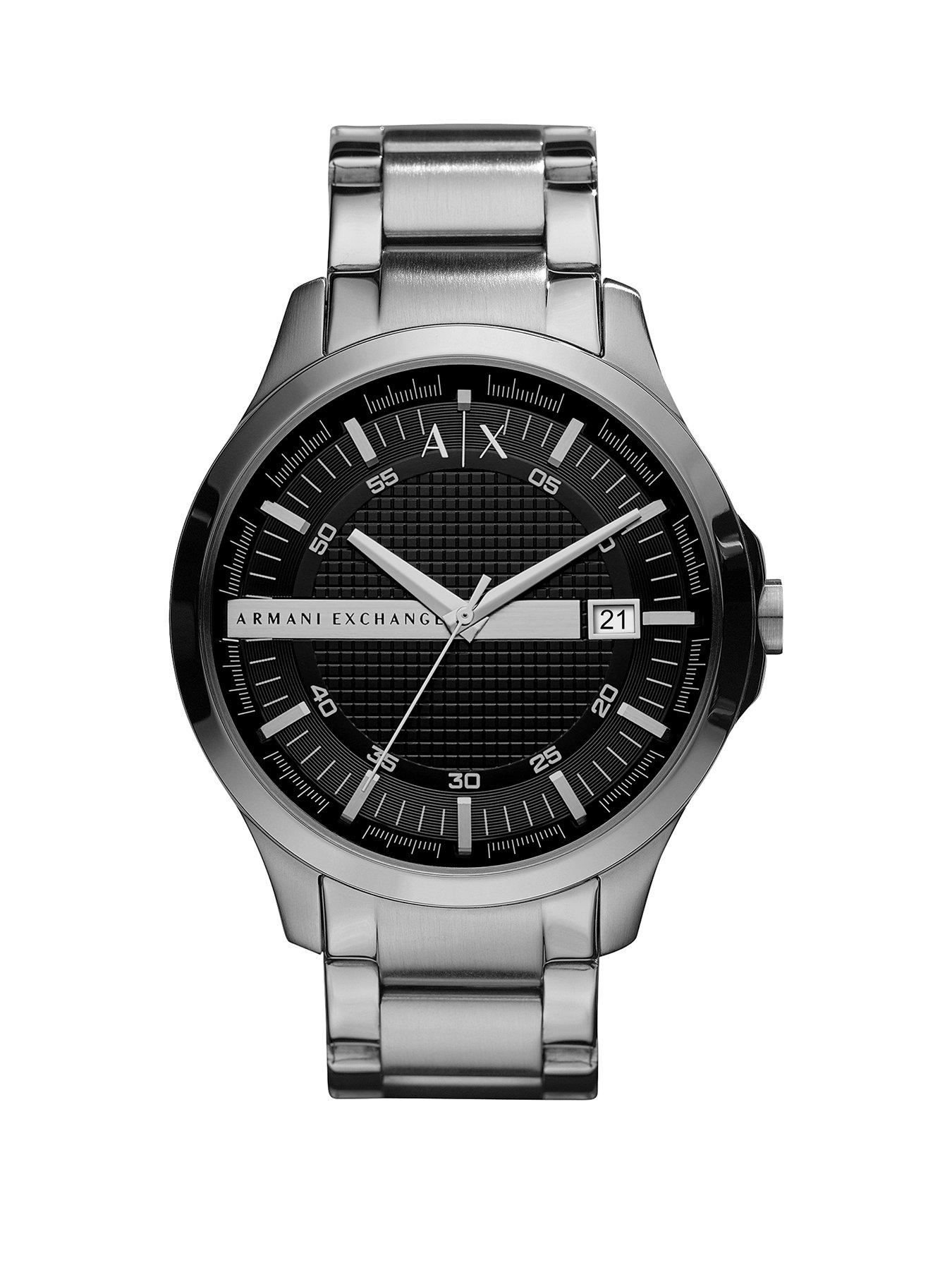 Armani Exchange Armani Exchange Mens Three-Hand Date, Stainless Steel Watch, AX2103