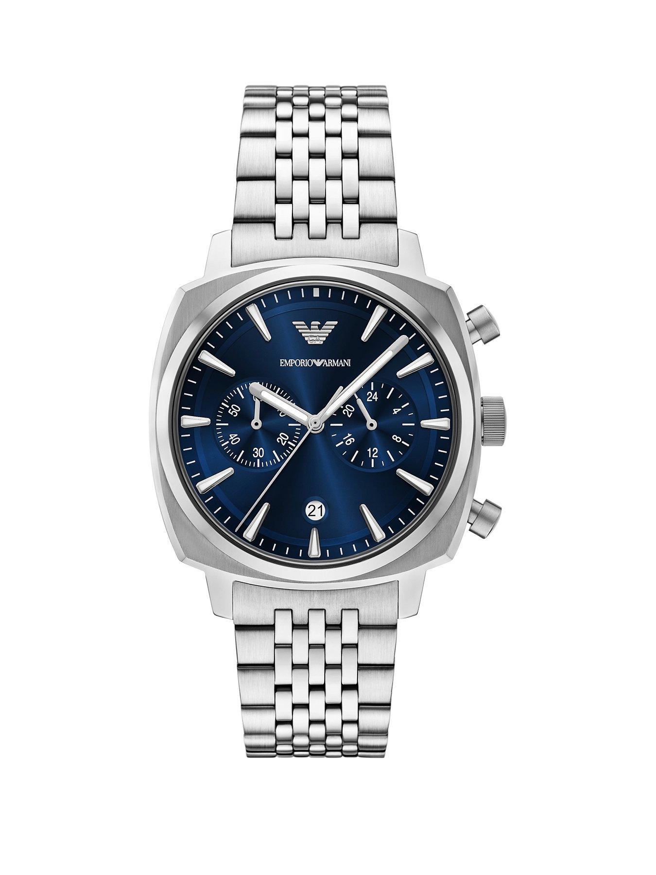 Emporio Armani Emporio Armani Mens Chronograph Stainless Steel Watch, AR11688