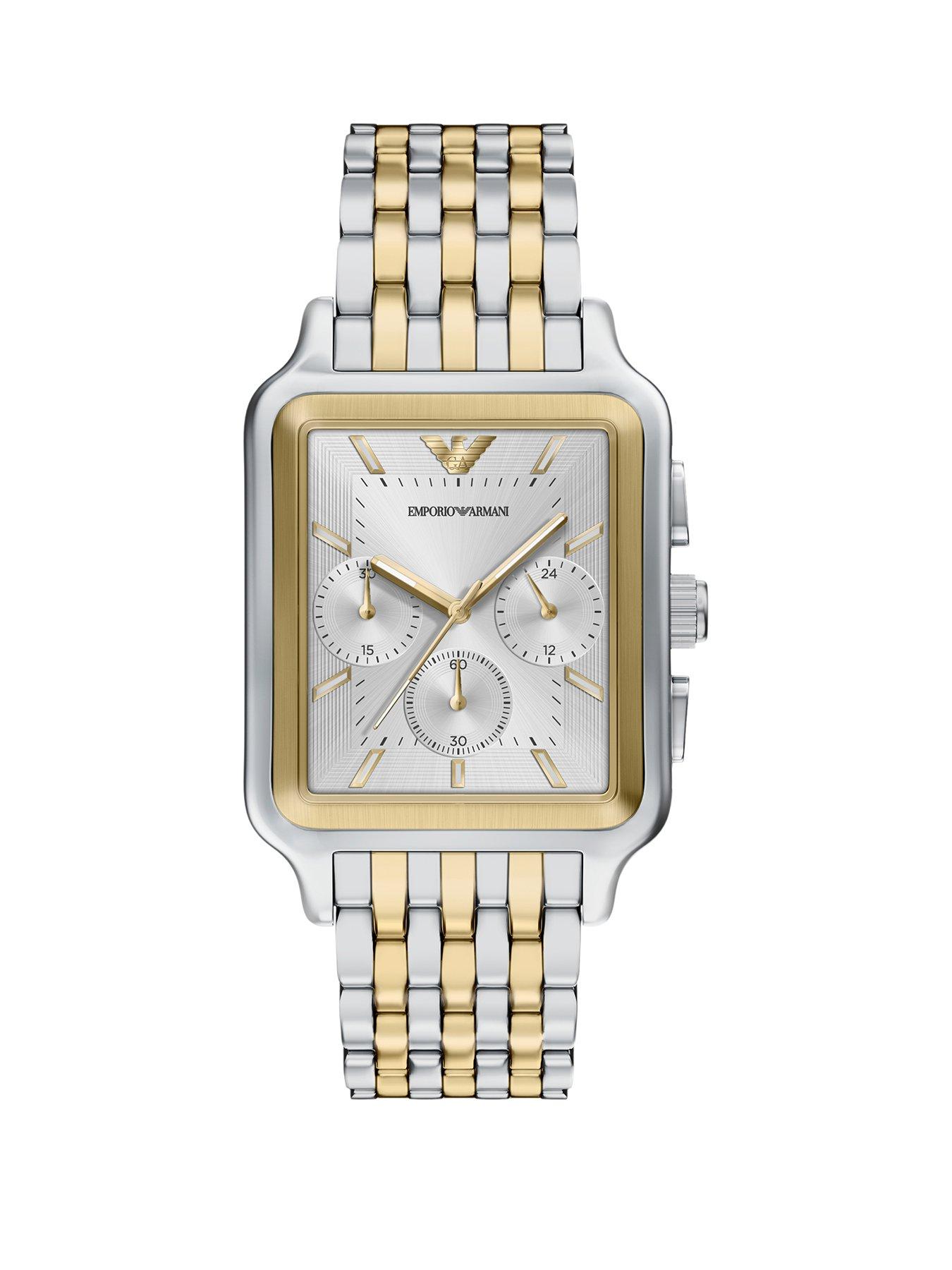 Emporio Armani Emporio Armani Mens Chronograph Two-Tone Stainless Steel Watch, AR11752