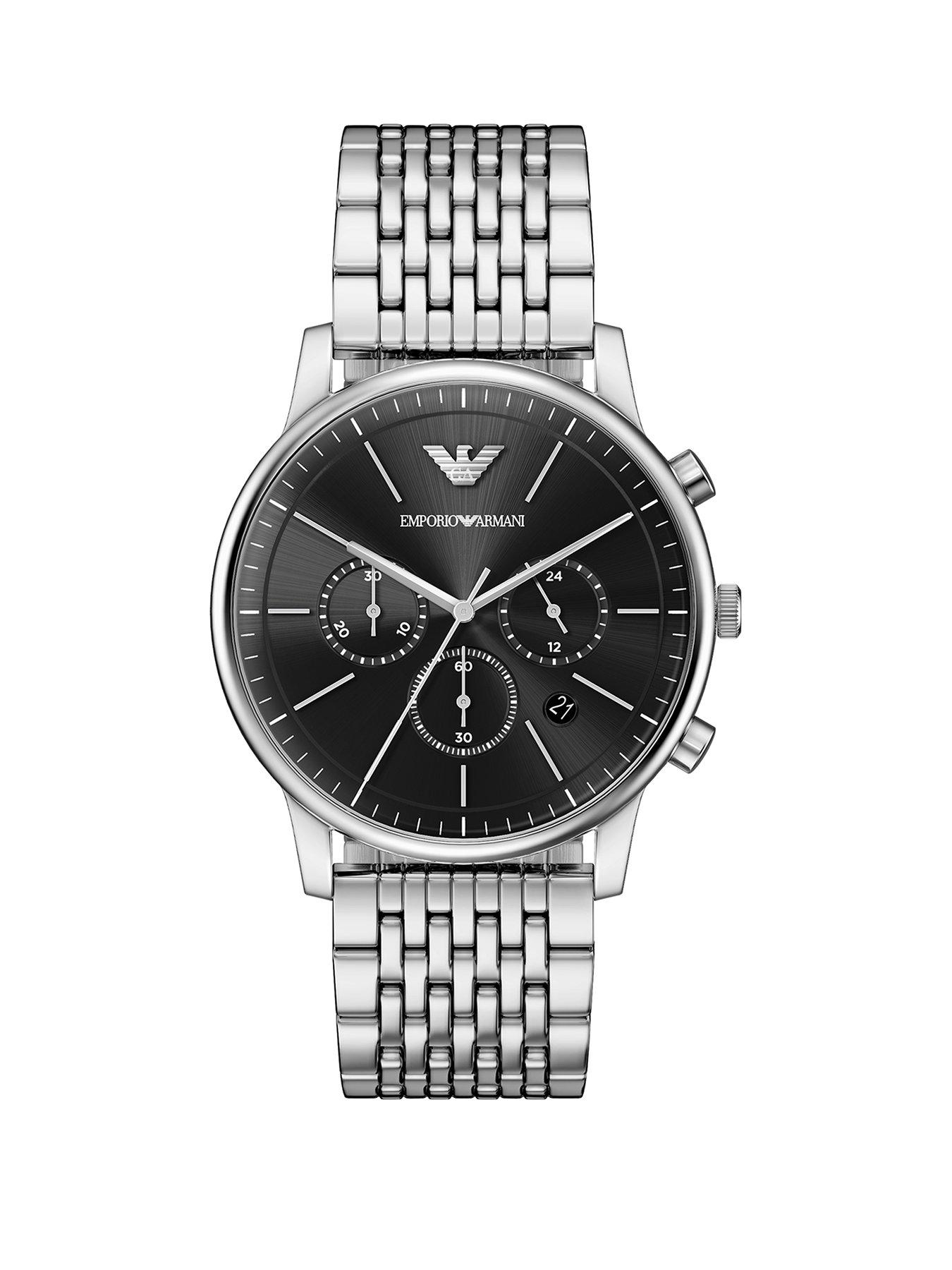 Emporio Armani Emporio Armani Mens Chronograph Stainless Steel Watch, AR11772