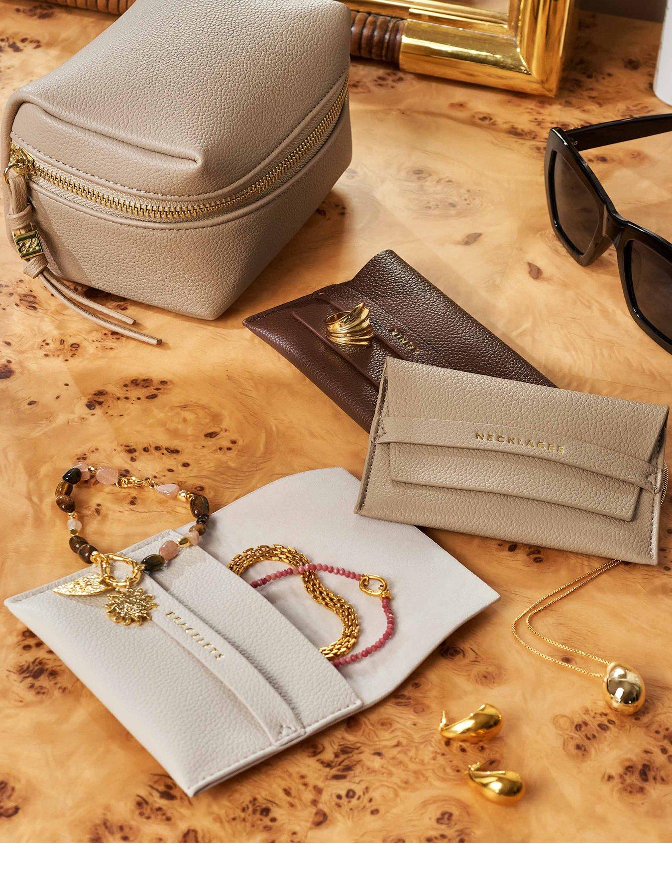 Image 1 of 7 of Katie Loxton ACCESSORIES ORGANISER , Taupe , 8.5cm x 14.5cm x 10cm