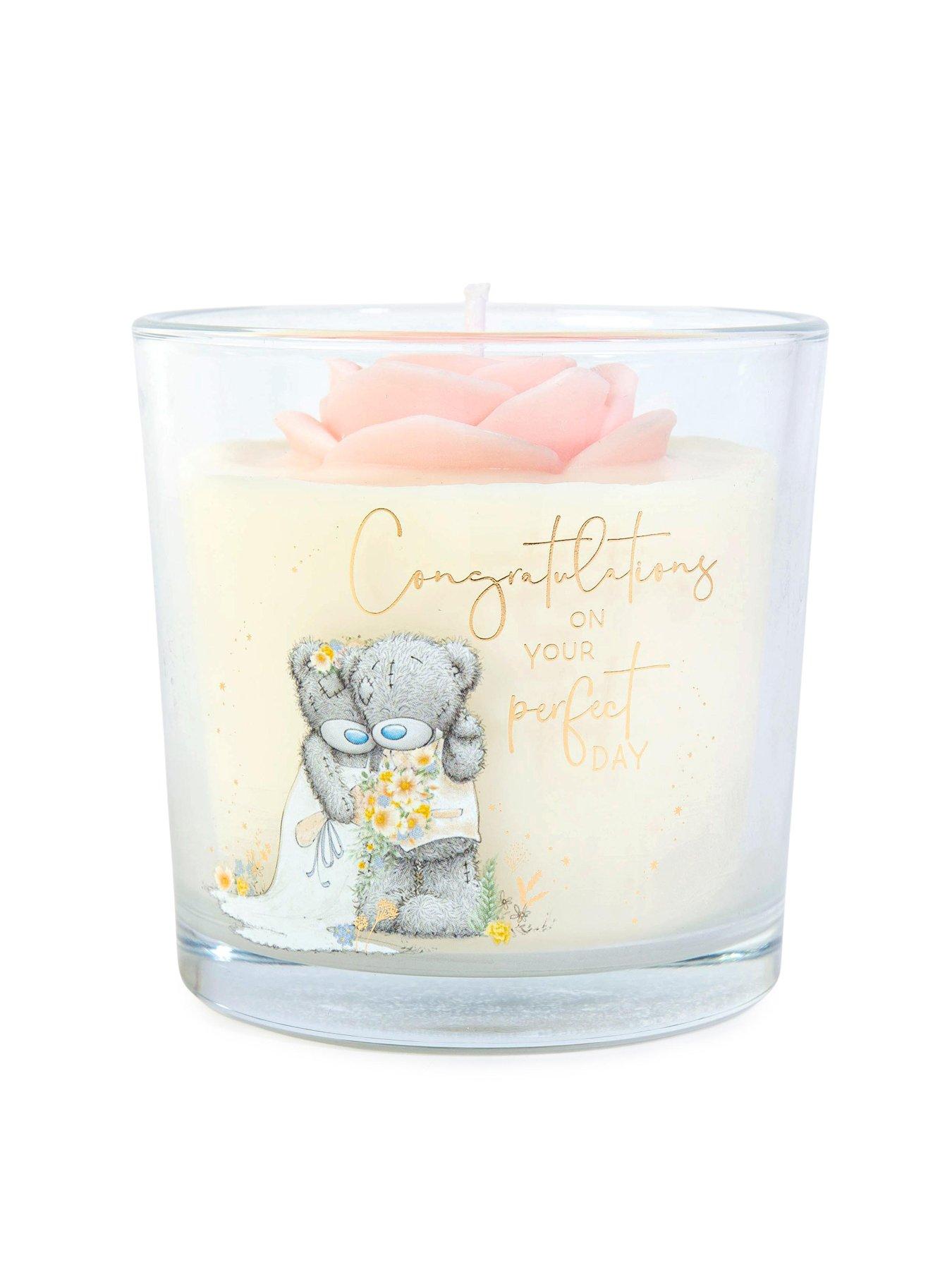 Image 2 of 2 of Me To You Congratulations Wedding Candle