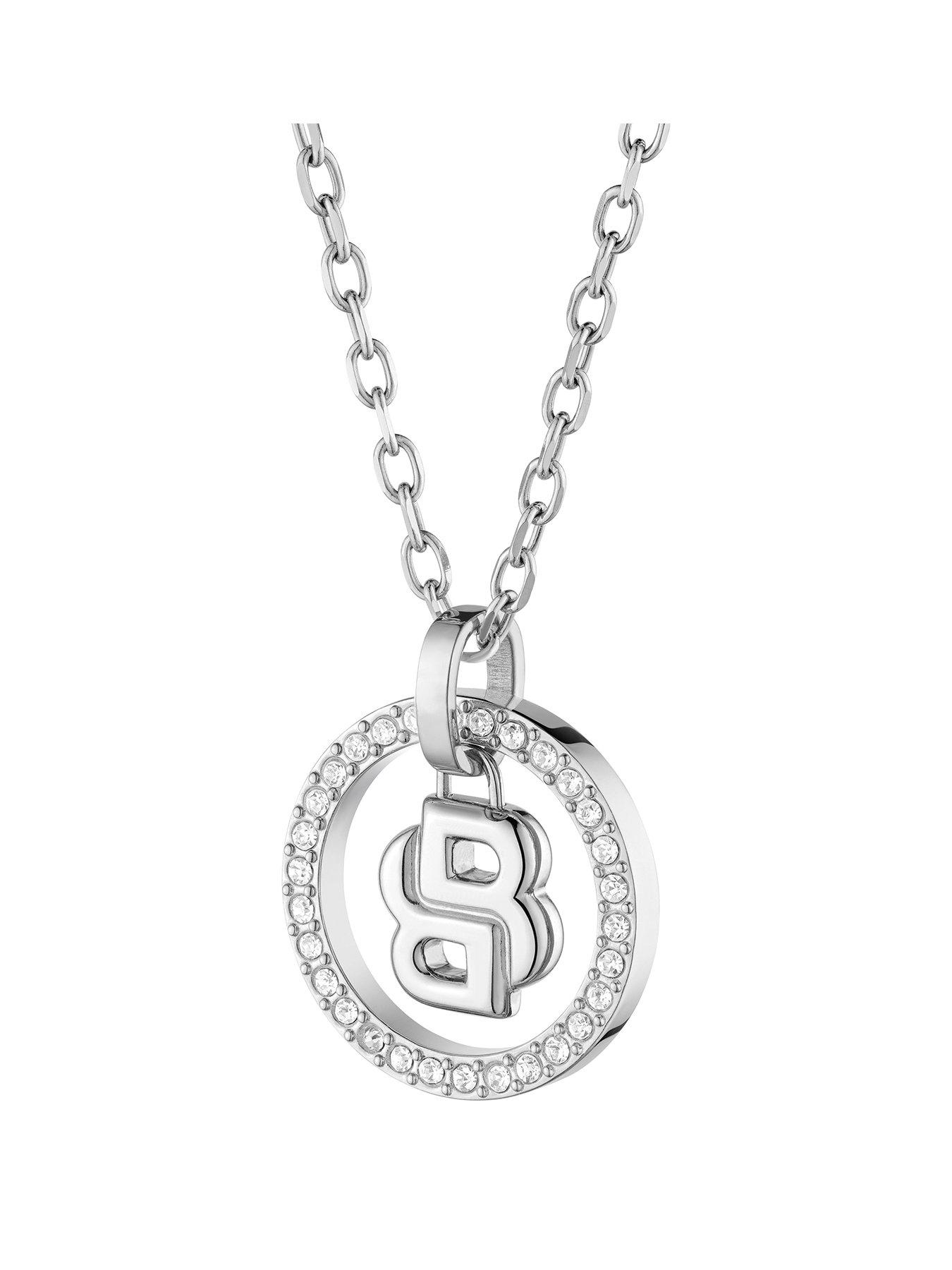 BOSS Ladies Double B Divine Stainless Steel Necklace