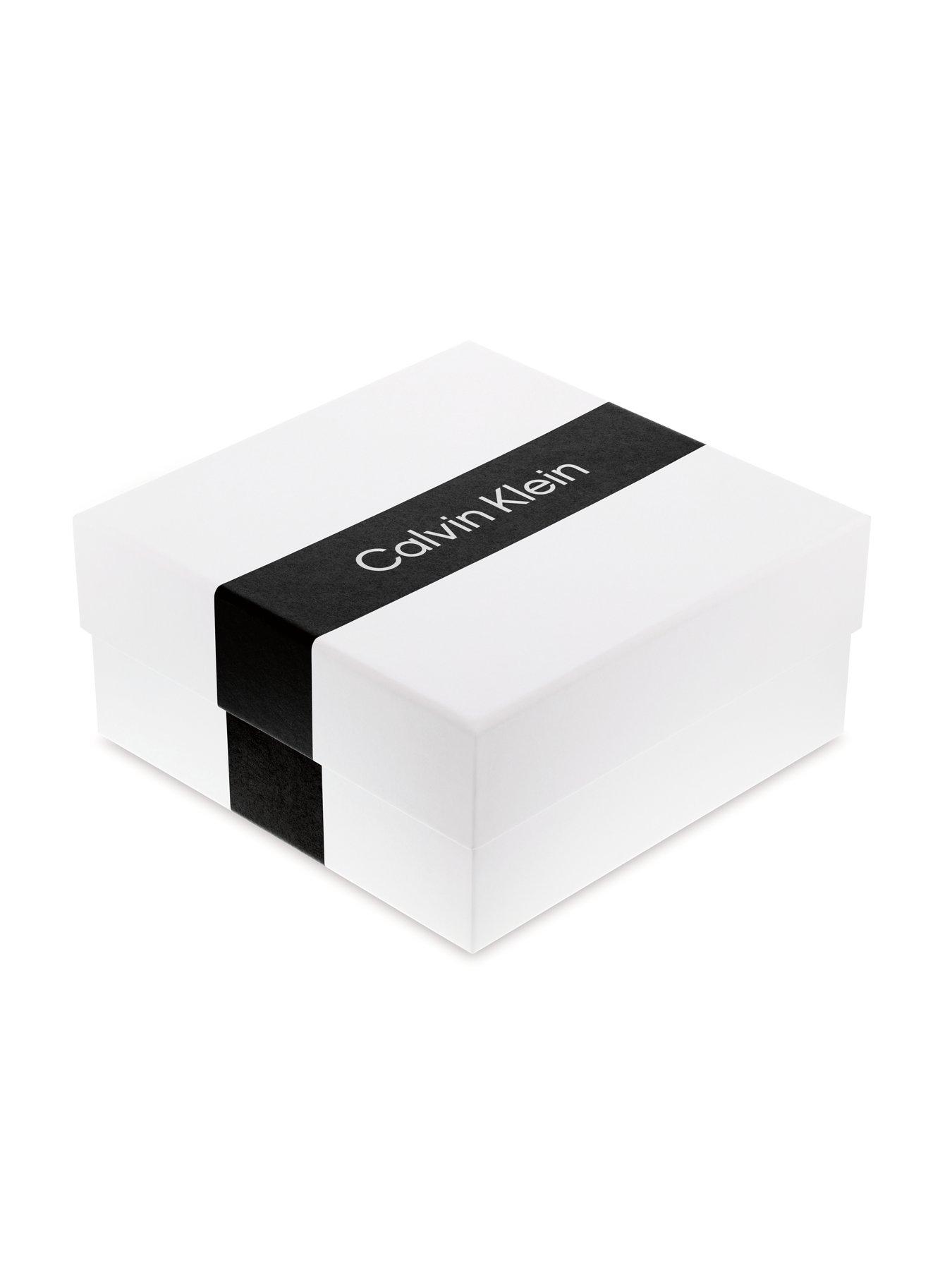Image 4 of 4 of Calvin Klein Calvin Klein Womens CK Sculpted Gold Plated Necklace