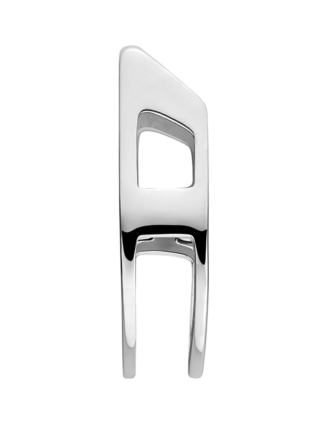 Image 1 of 5 of Diesel Diesel Unisex Stainless Steel Hoop Earring, DX1673040
