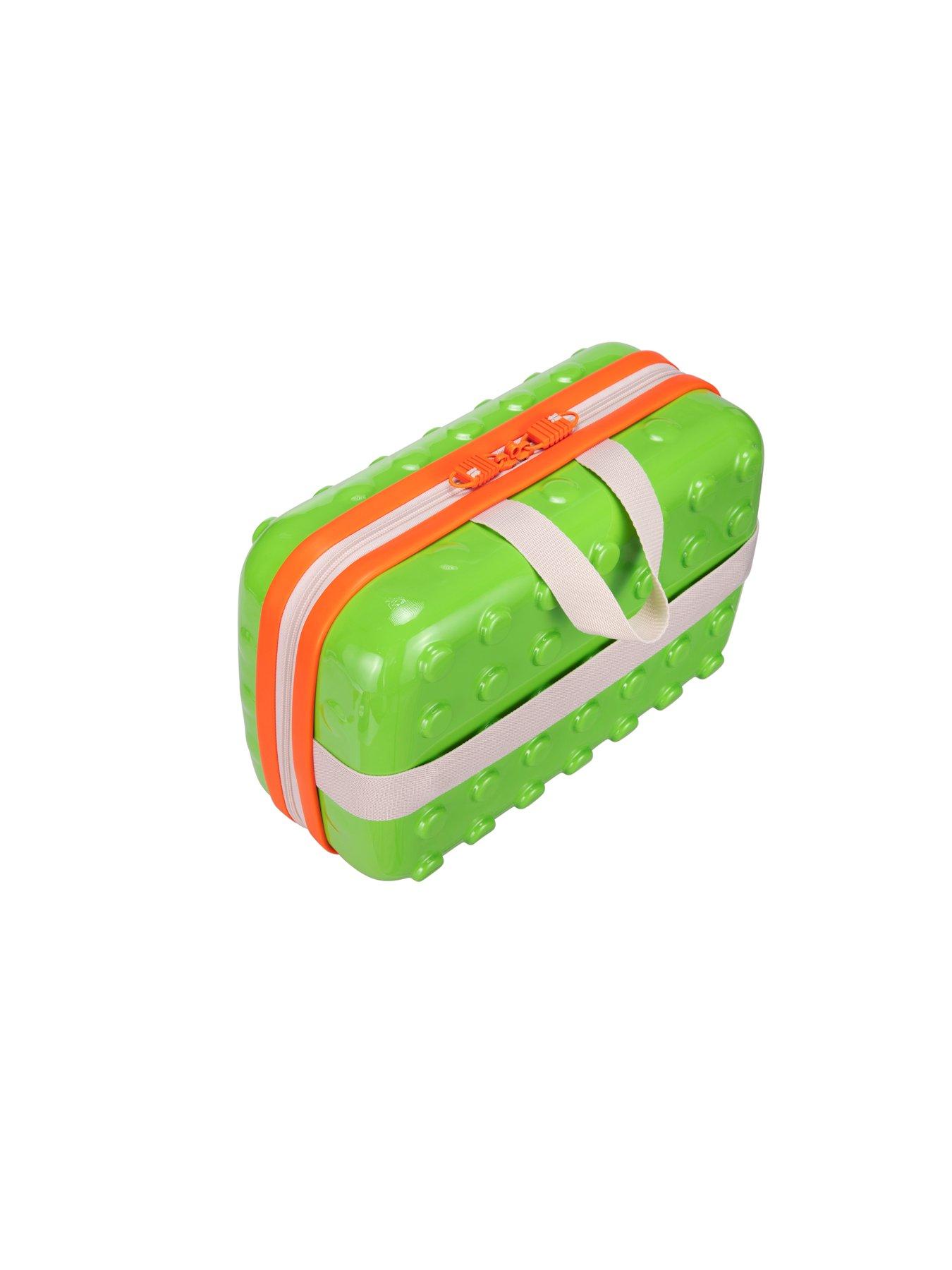 it-luggage-bobble-bloc-green-2pc-kids-suitcase-setoutfit
