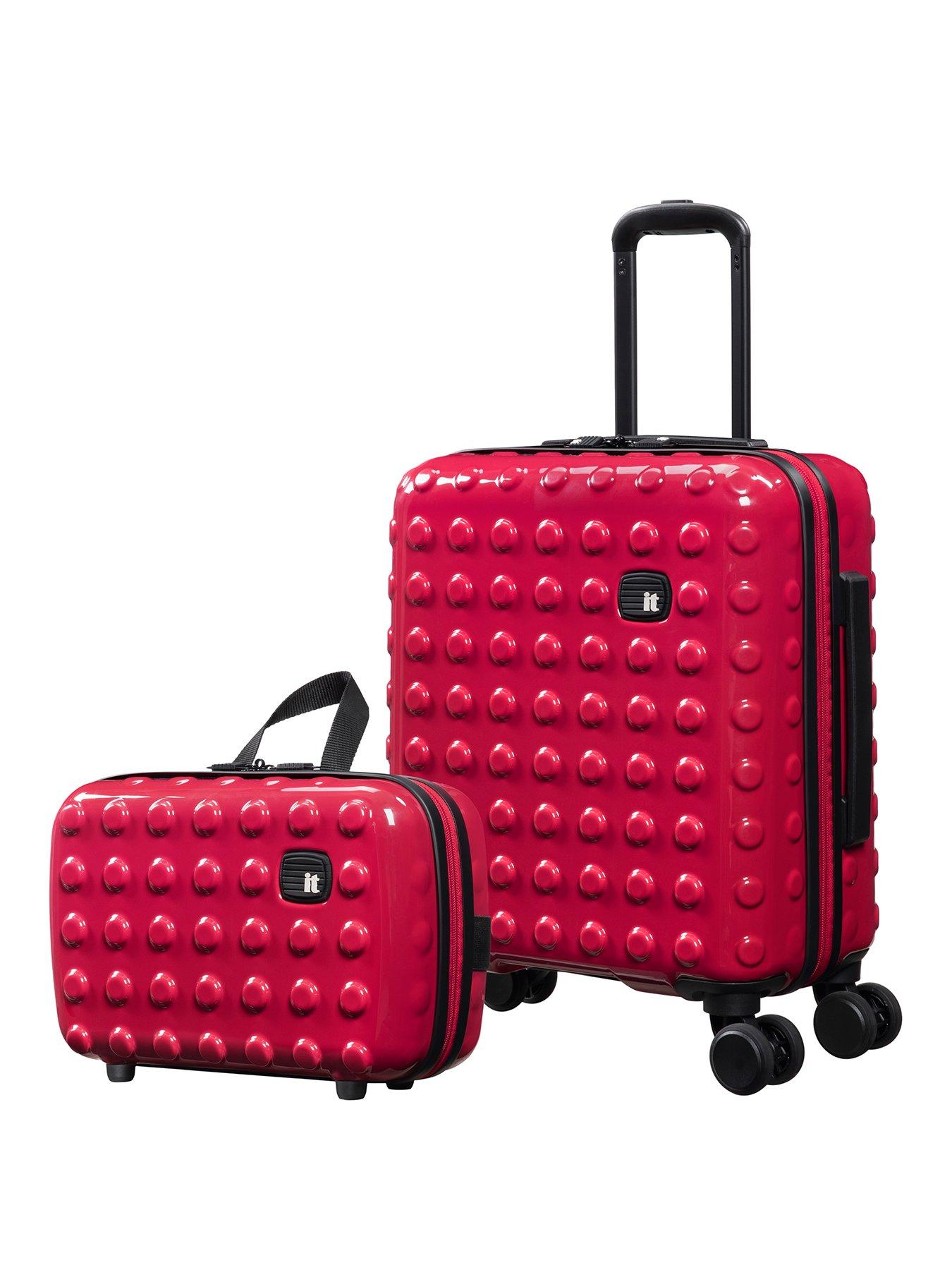 it-luggage-bobble-bloc-true-red-2pc-kids-suitcase-setfront