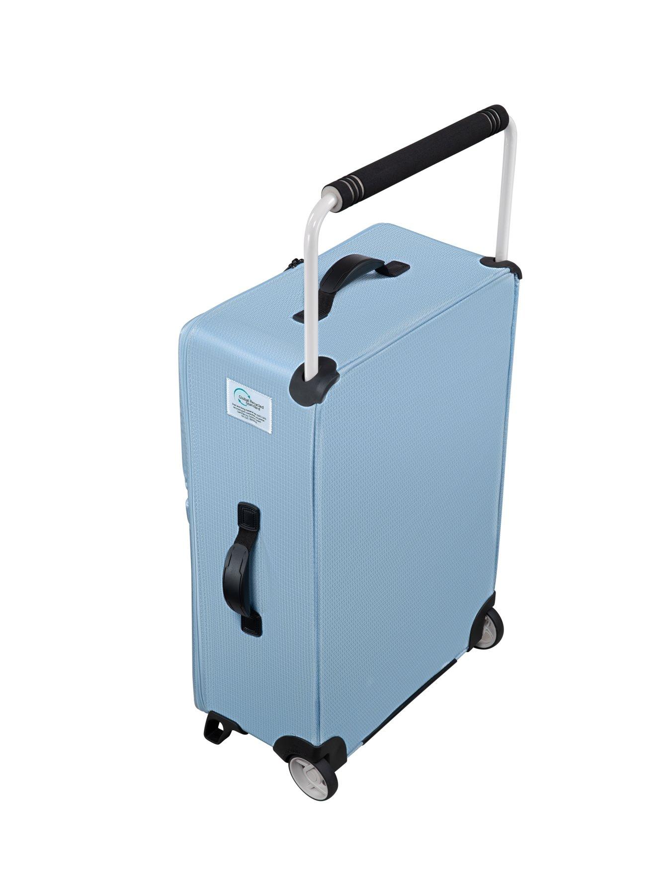 Image 3 of 6 of it Luggage Popstar Blue World's Lightest Wide Handle Large Suitcase