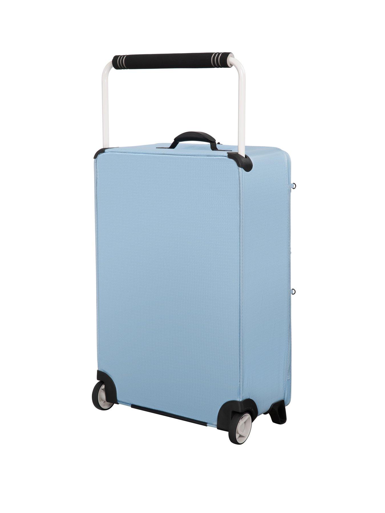 Image 4 of 6 of it Luggage Popstar Blue World's Lightest Wide Handle Large Suitcase