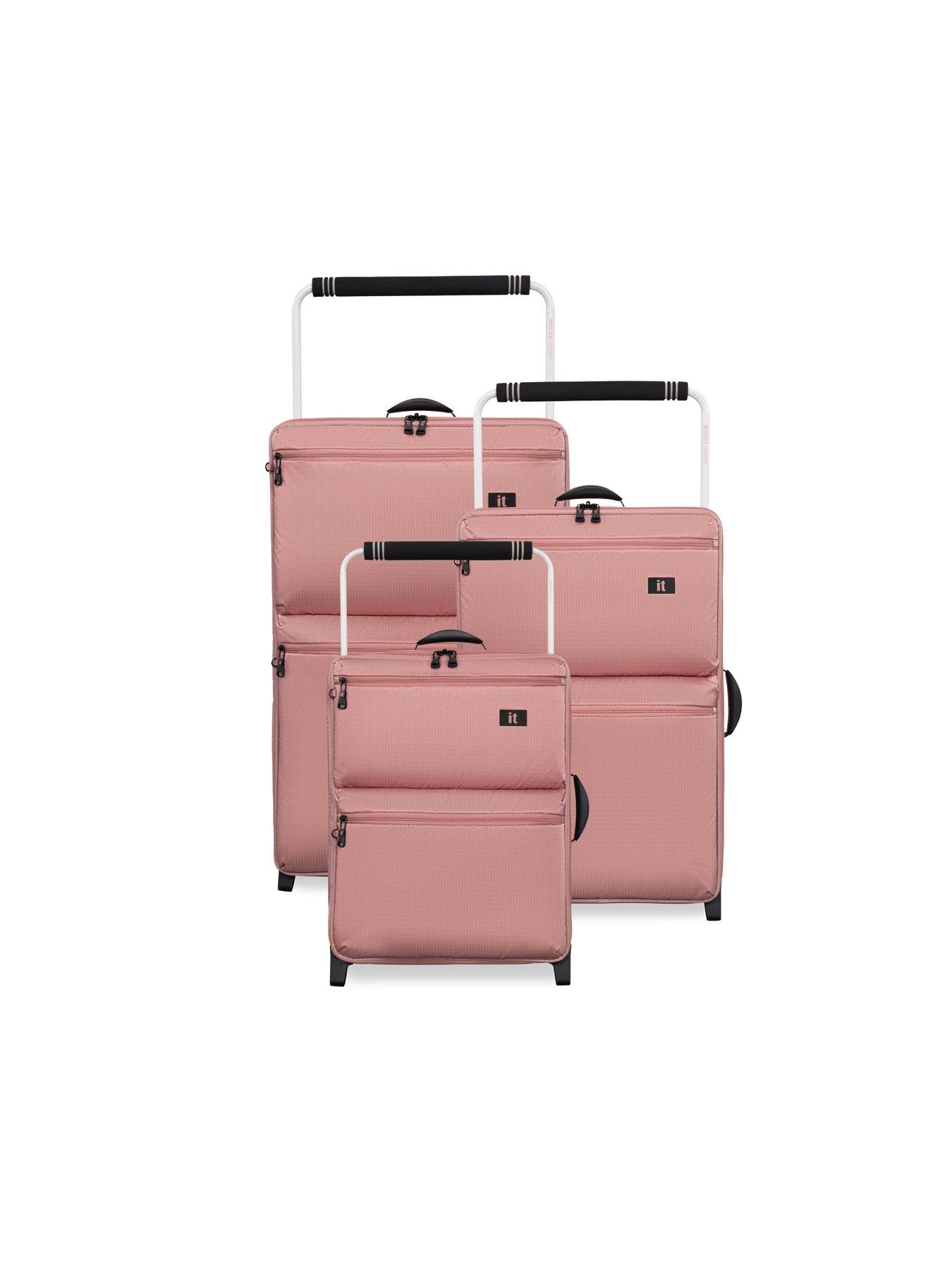 it-luggage-popstar-blush-worlds-lightest-wide-handle-3pc-suitcase-setstillFront