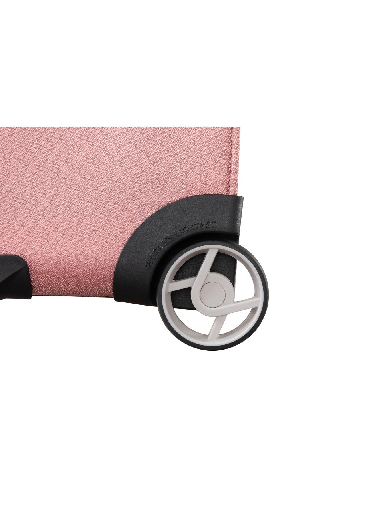 Image 5 of 6 of it Luggage Popstar Blush World's Lightest Wide Handle Cabin Suitcase