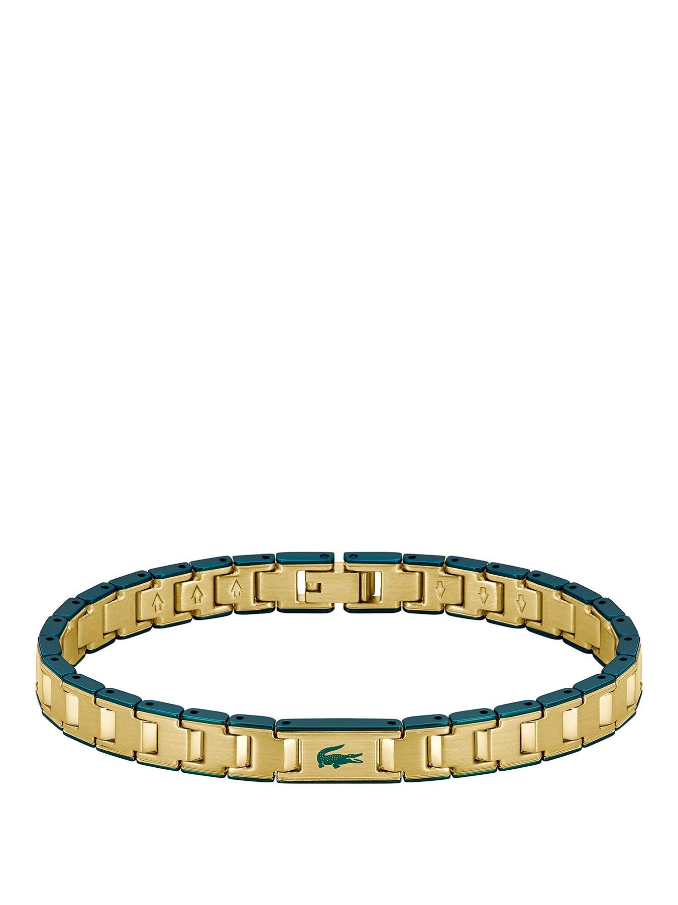 lacoste-mens-metropole-edge-gold-ip-link-braceletfront