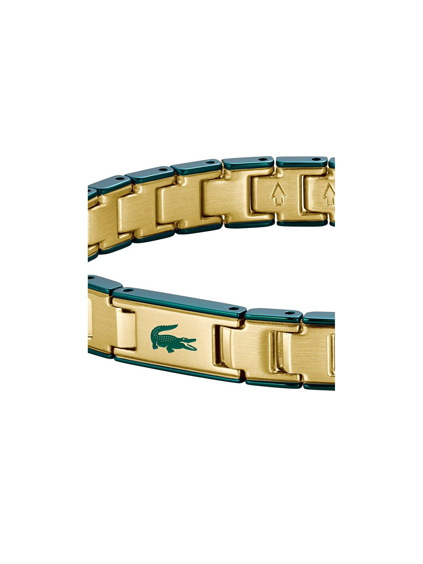 lacoste-mens-metropole-edge-gold-ip-link-braceletback