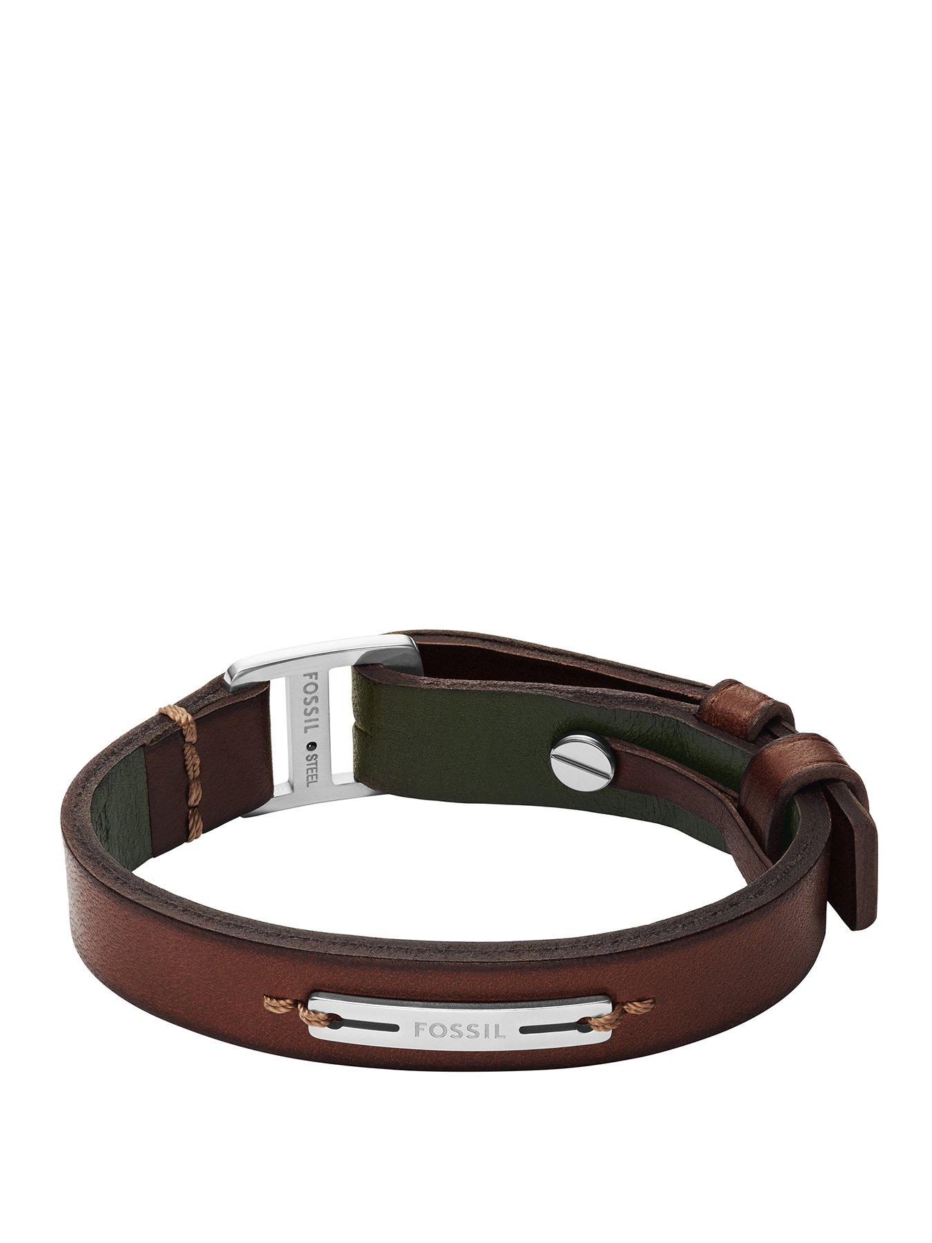 fossil-fossil-mens-machine-rugged-green-and-brown-leather-strap-bracelet-jf04963040
