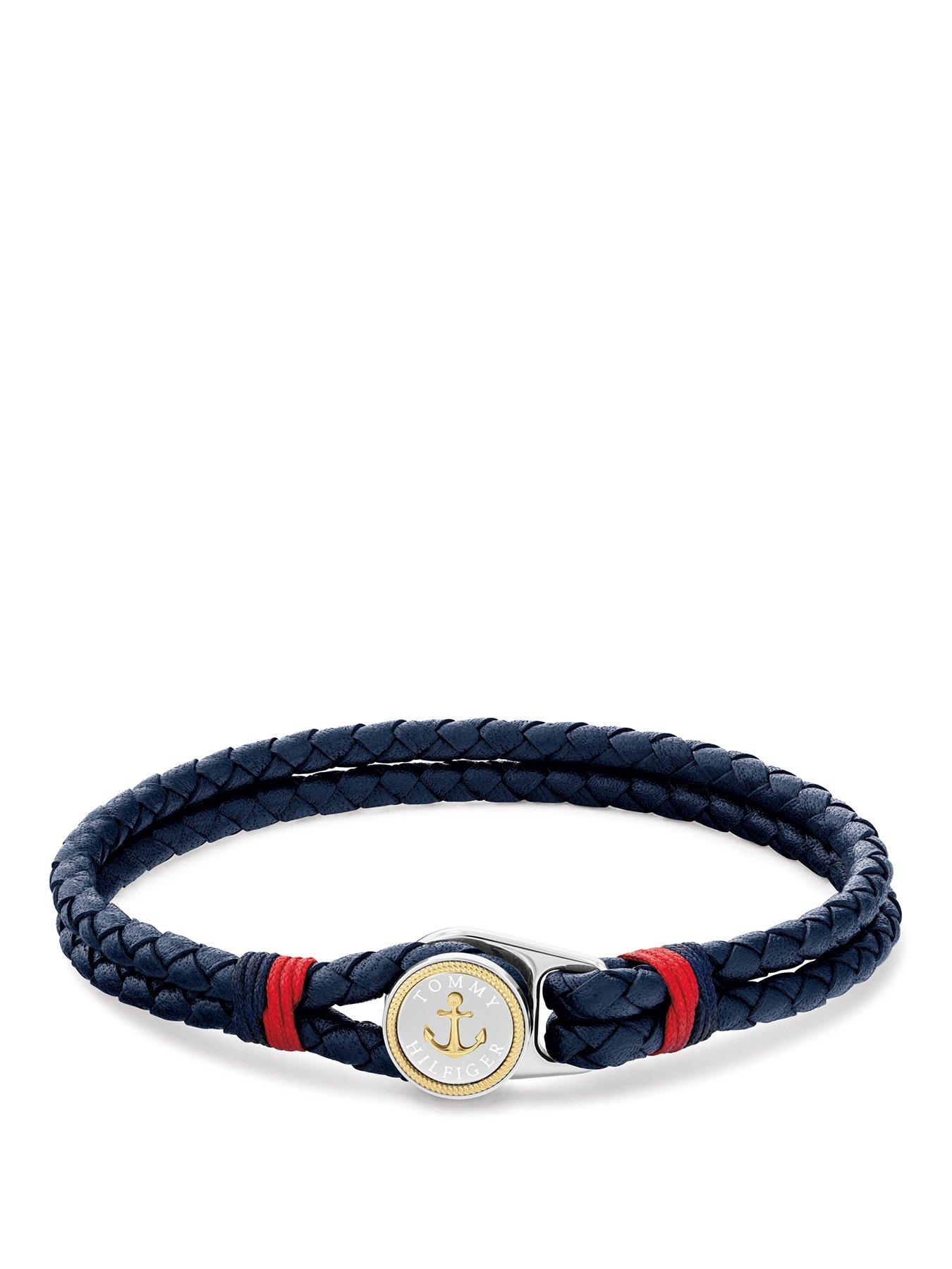tommy-hilfiger-mens-nautical-blue-leather-bracelet
