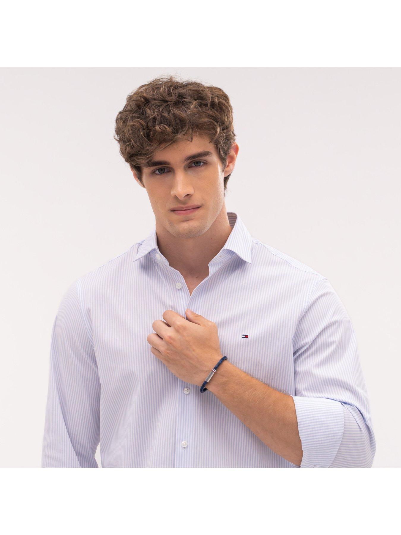 tommy-hilfiger-mens-blue-cord-leather-braceletoutfit