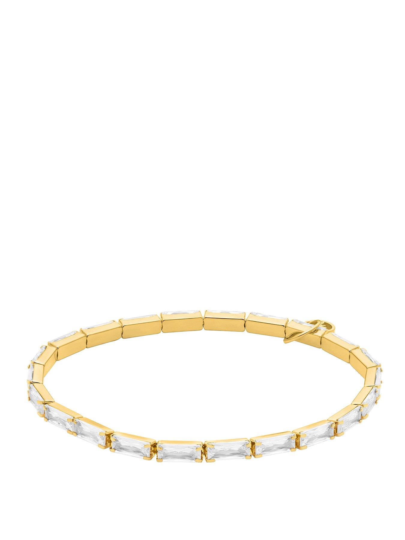 Michael Kors Michael Kors Womens Baguette Stretch Tennis Bracelet, MKJ8614710