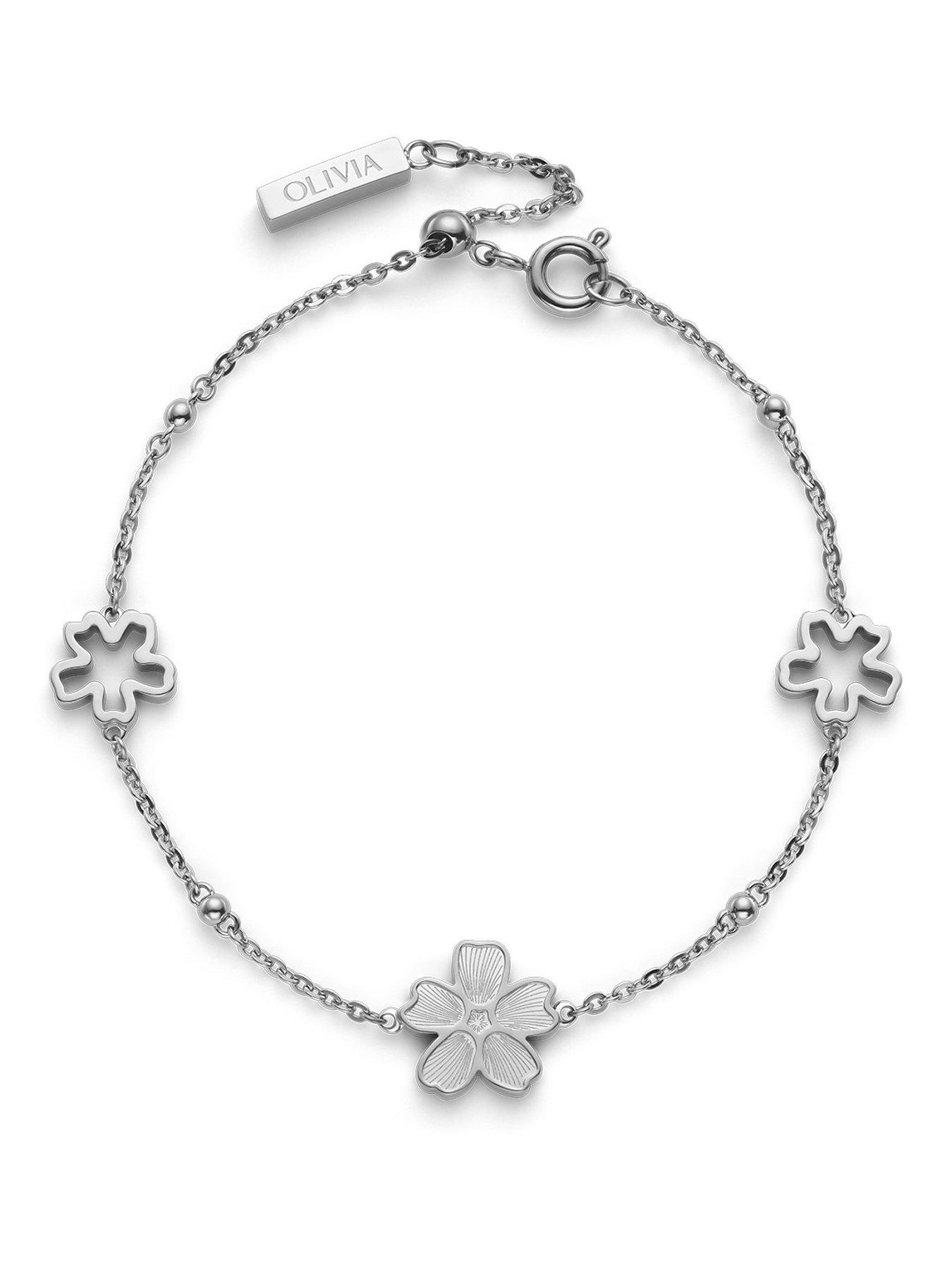 Image 1 of 7 of Olivia Burton Olivia Burton Gold IP Forget Me Not Necklace