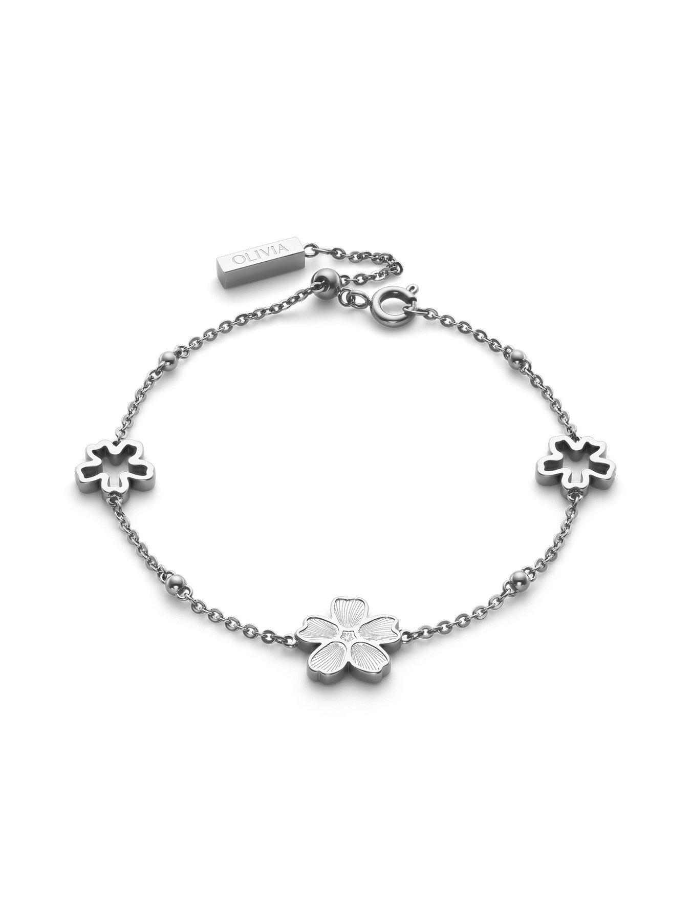 Image 2 of 7 of Olivia Burton Olivia Burton Gold IP Forget Me Not Necklace