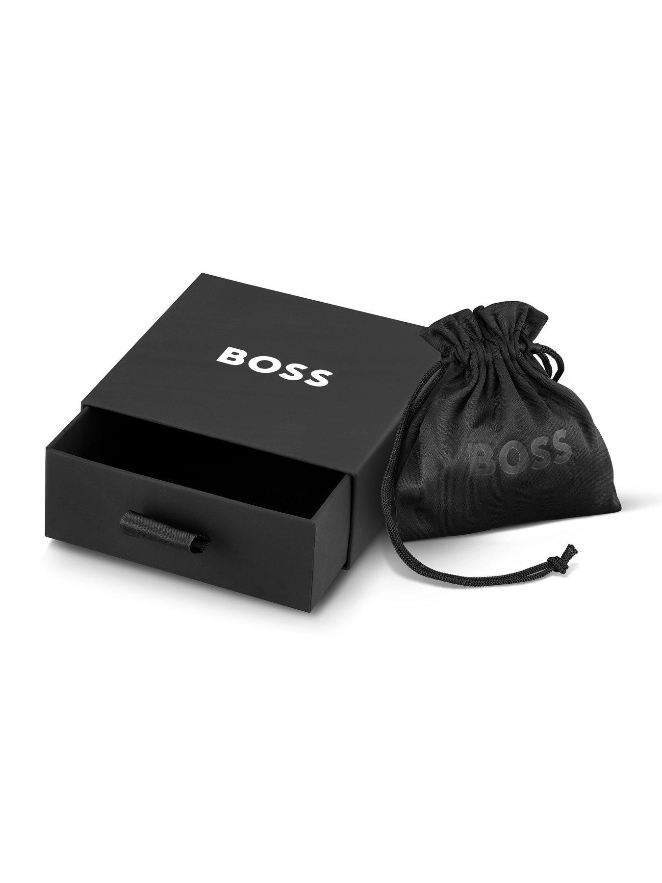 Image 6 of 7 of BOSS Ladies Double B Mirelle Gold IP and Pearl Bracelet